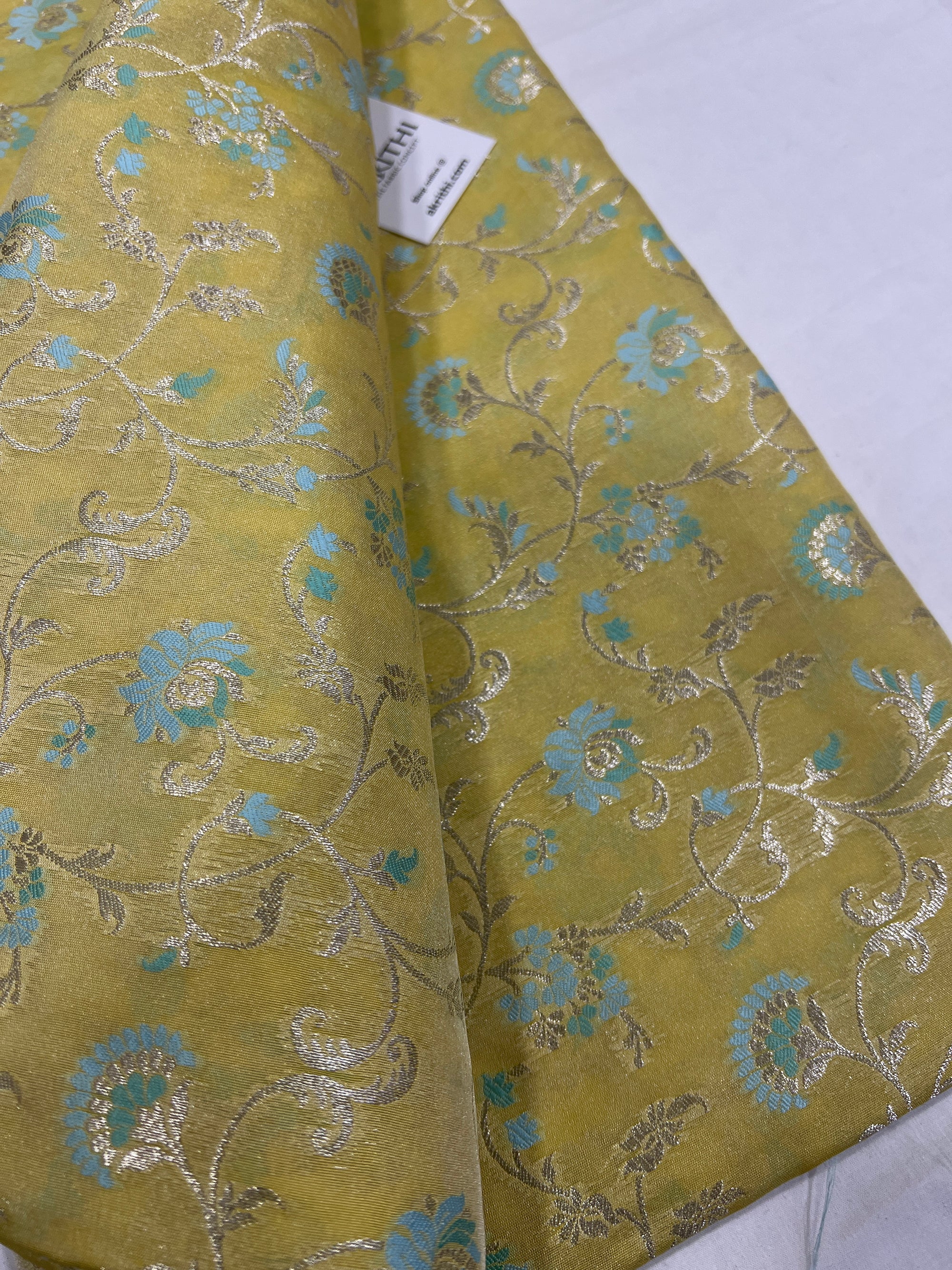 Pure Banarasi brocade fabric