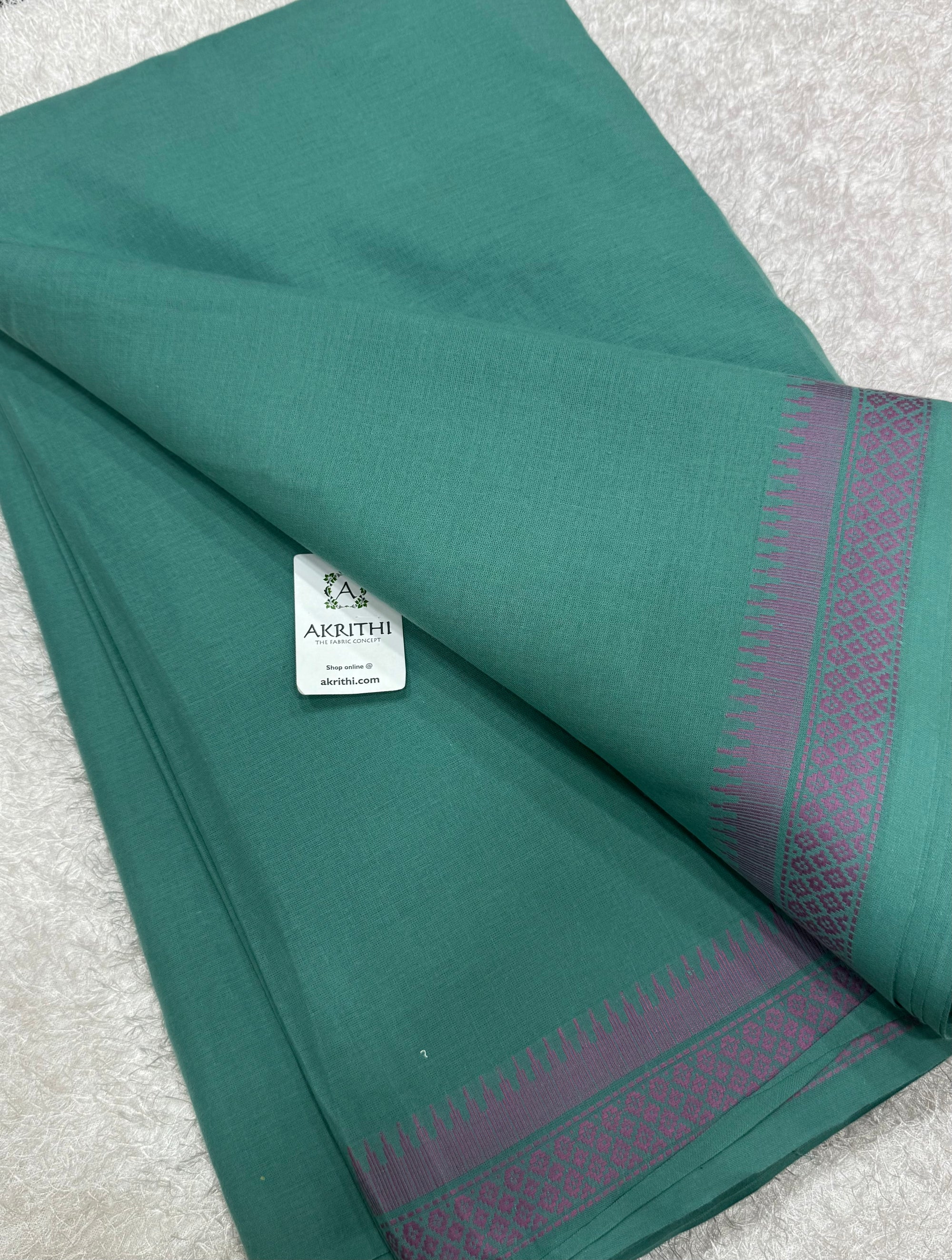 Prewashed pure cotton jacquard fabric with border
