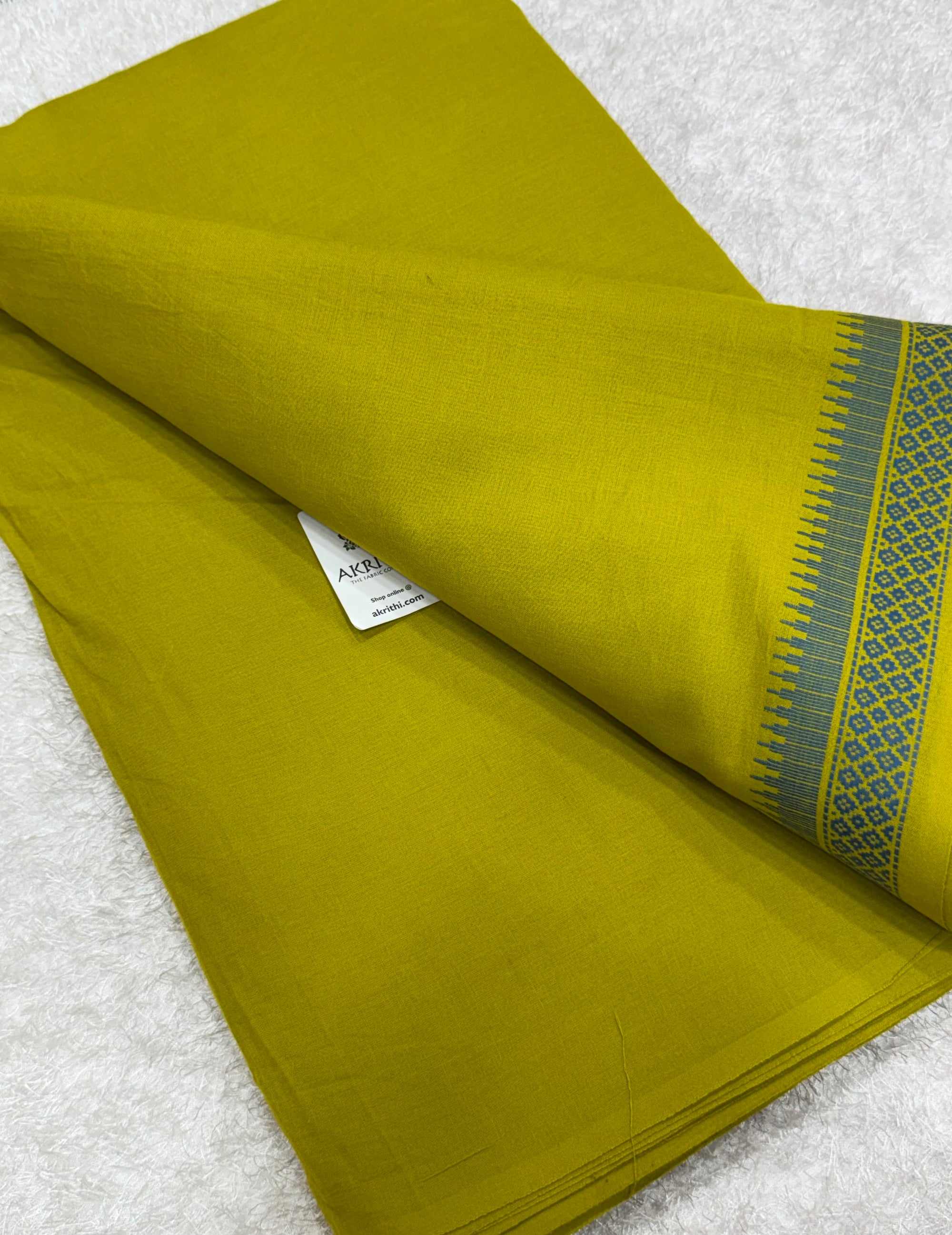 Prewashed pure cotton jacquard fabric with border