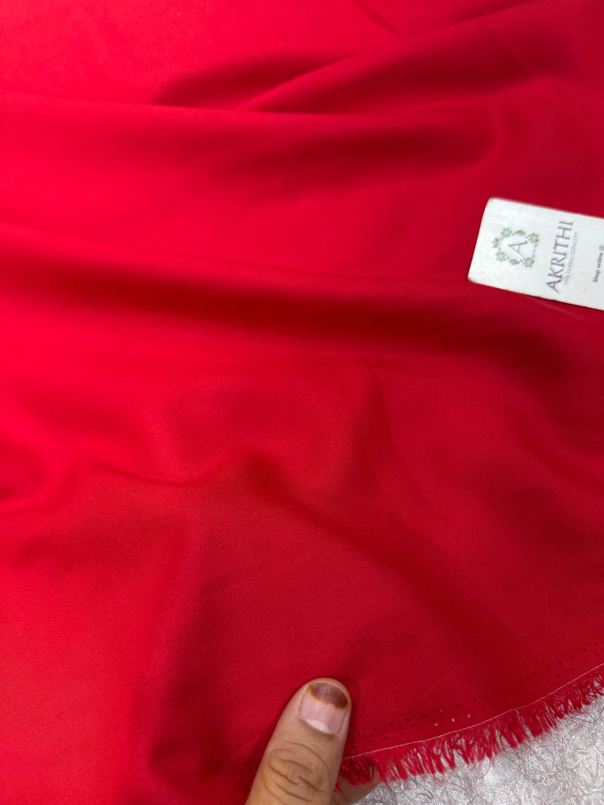 Plain rayon fabric