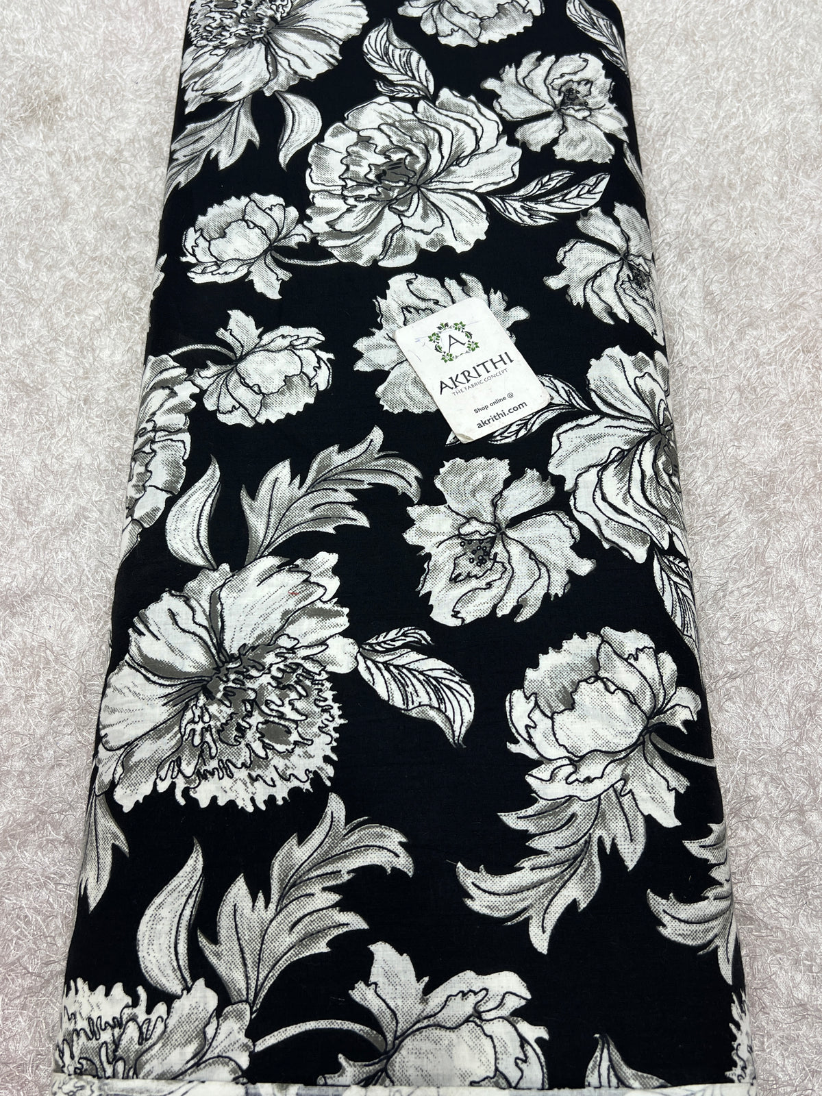 Printed pure cotton fabric
