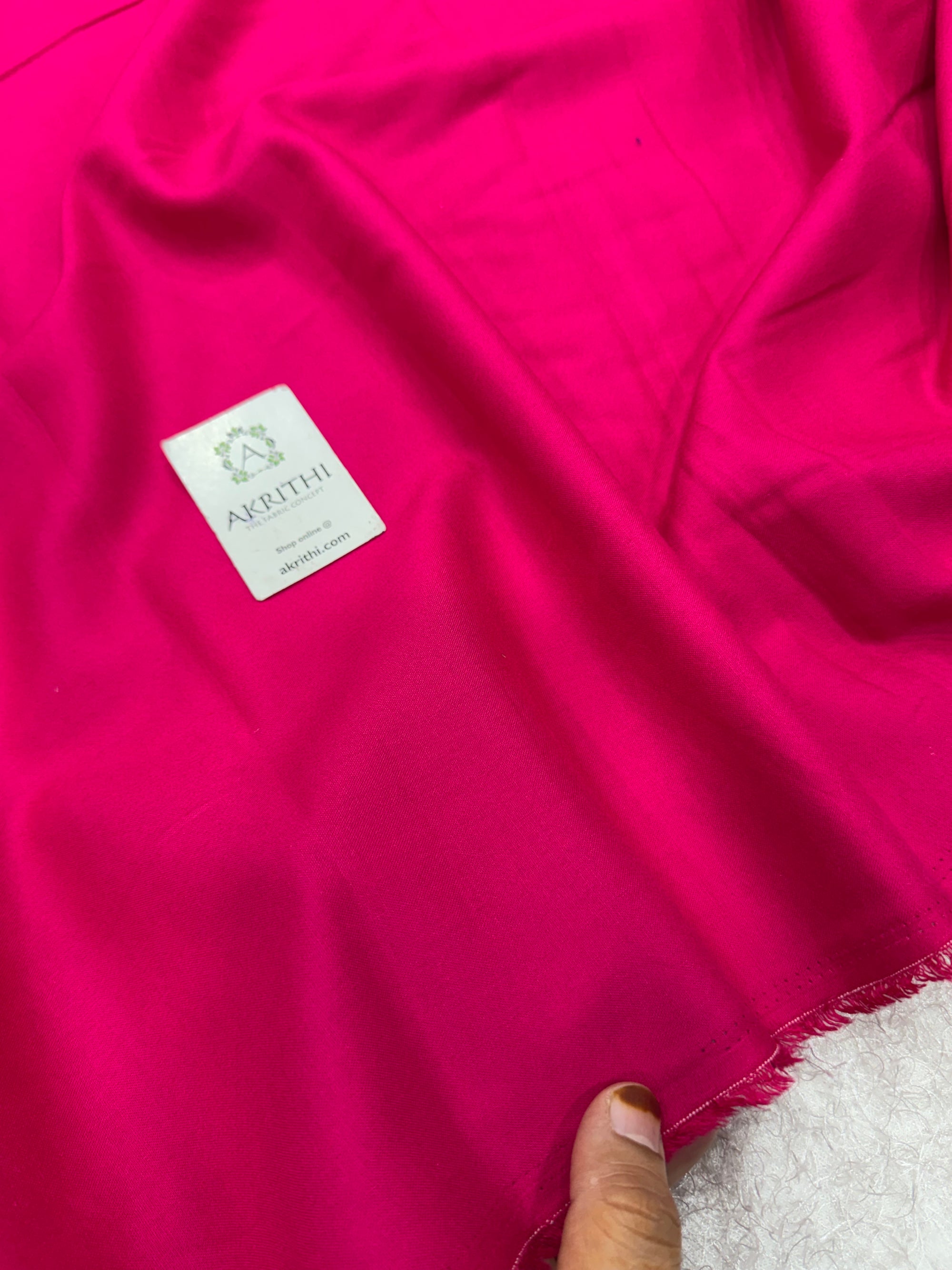 Plain rayon fabric