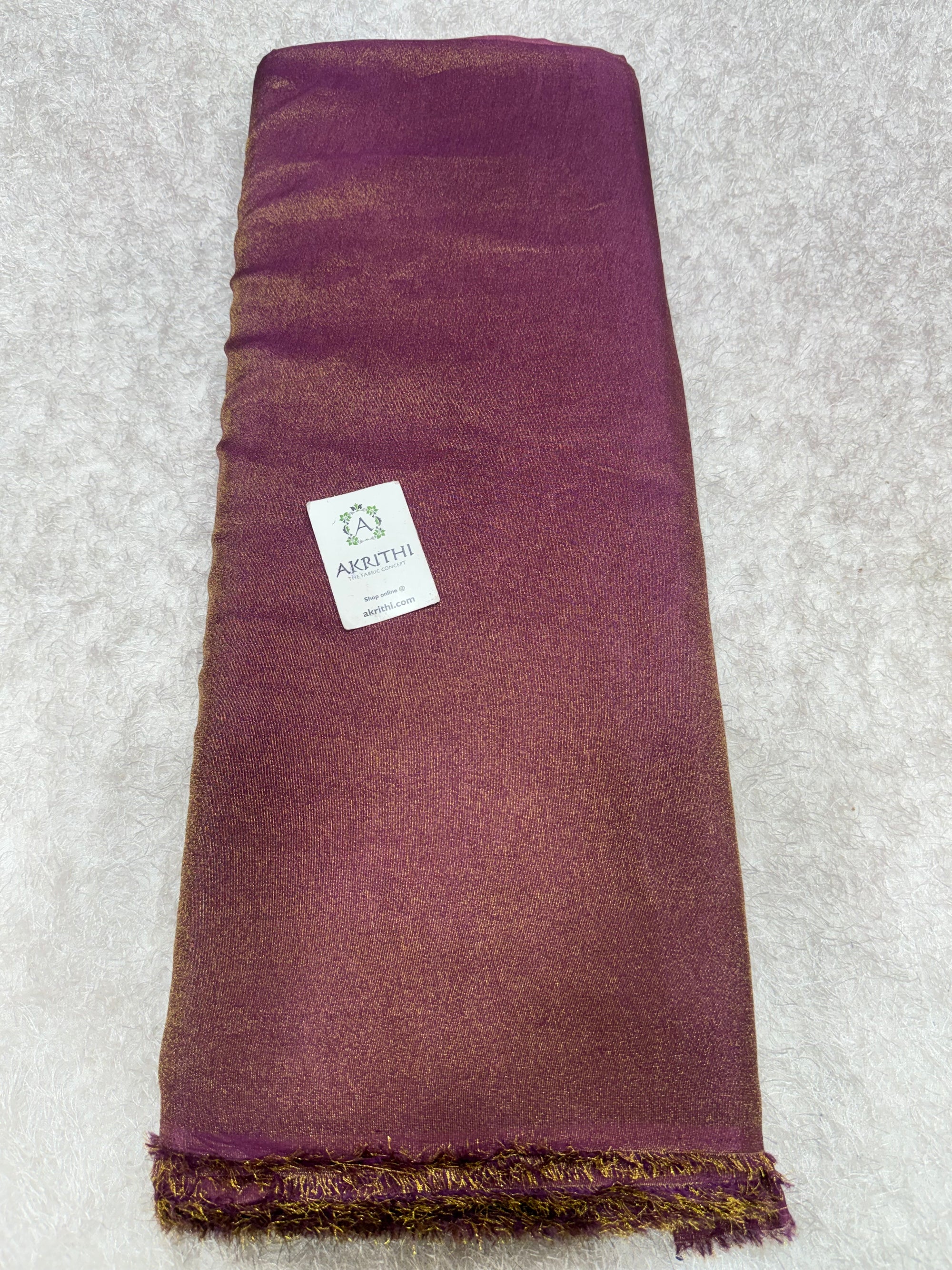 Plain tissue crepe fabric
