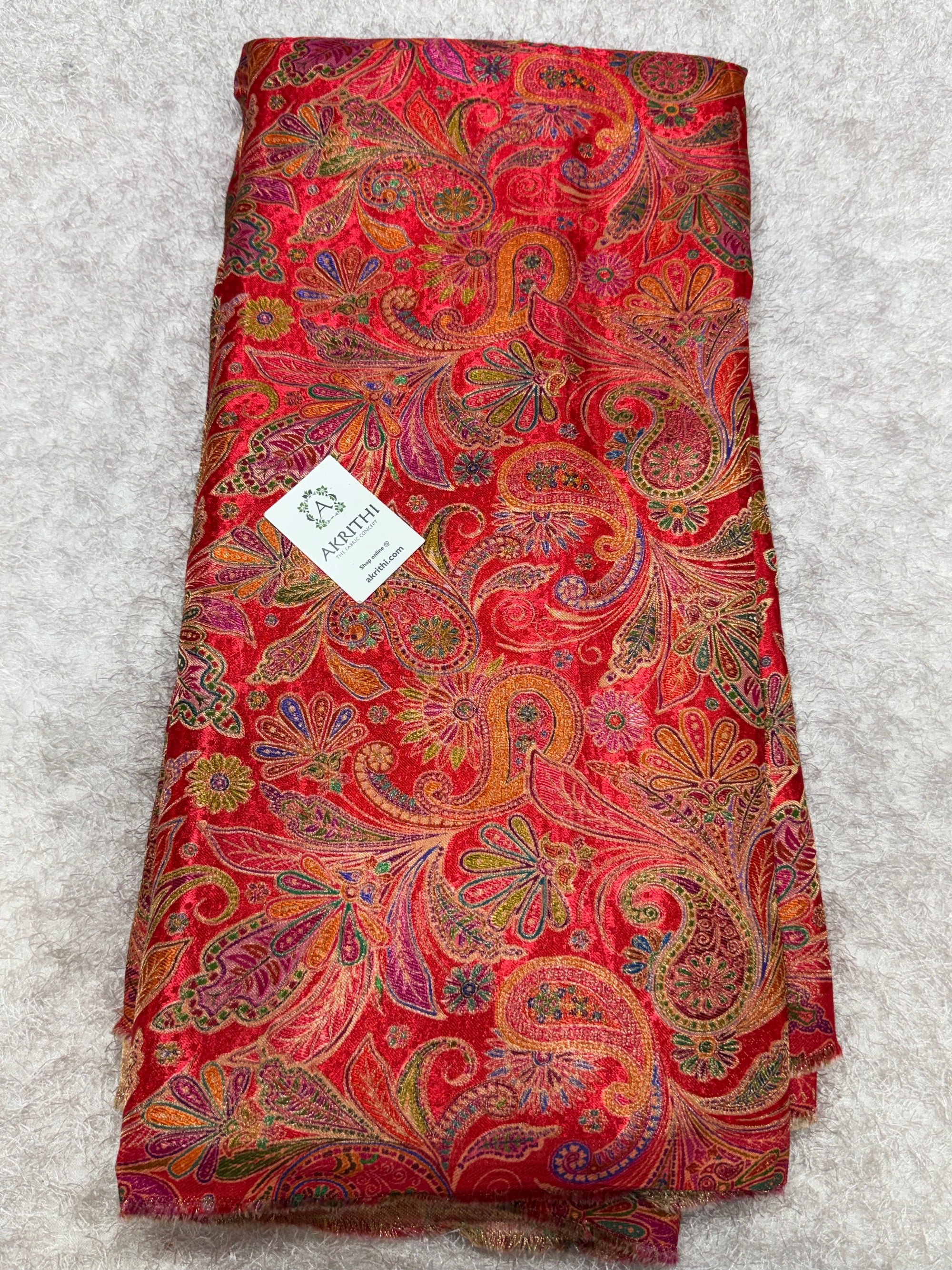 Pure Satin jacquard fabric