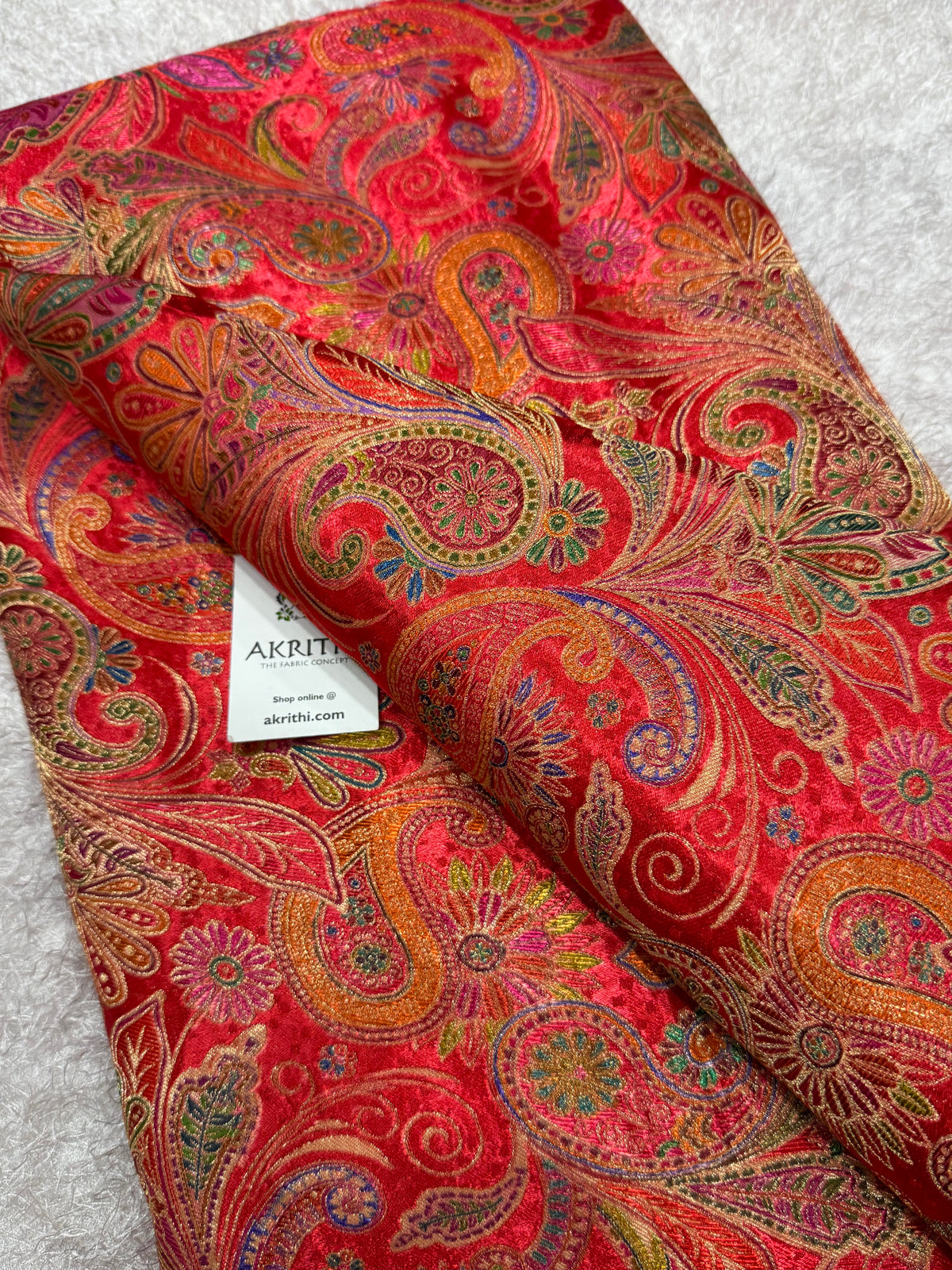 Pure Satin jacquard fabric