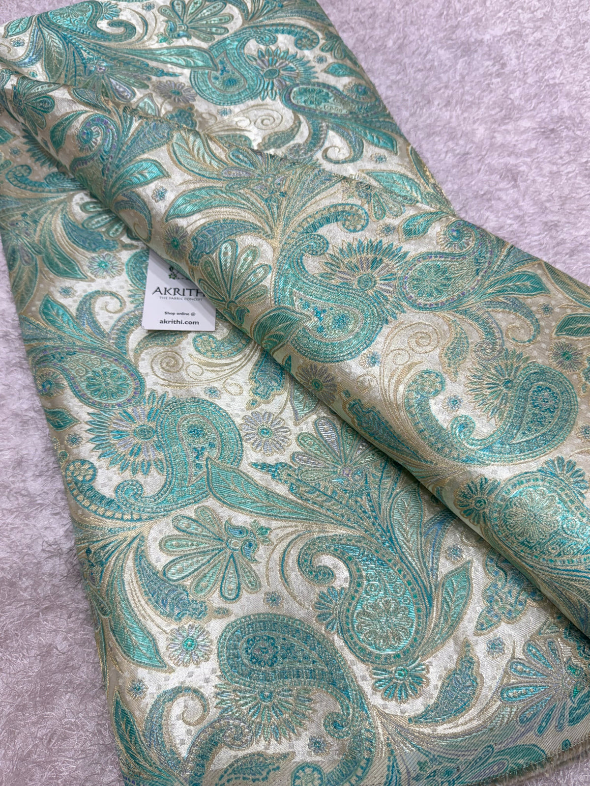 Pure Satin jacquard fabric