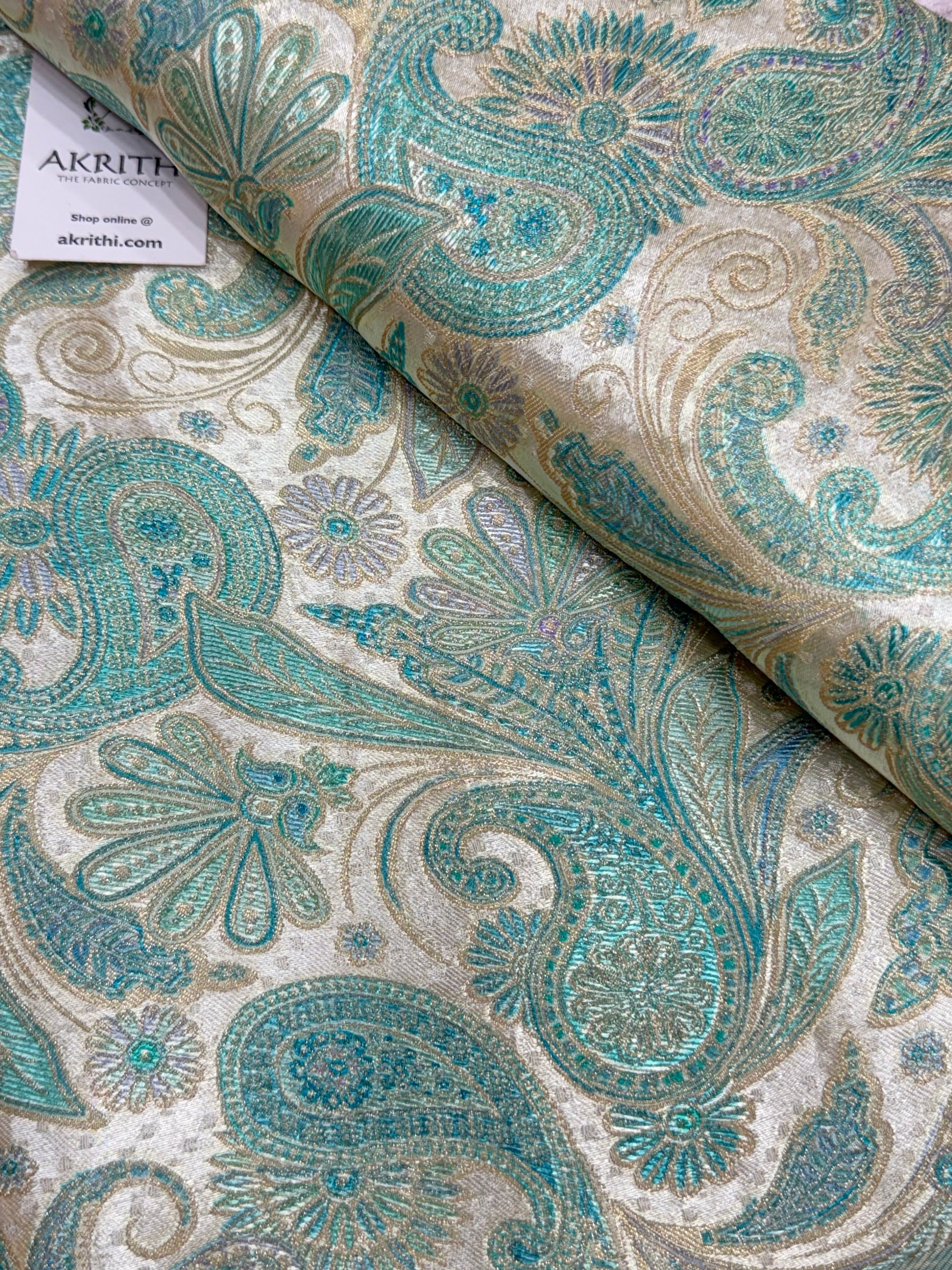 Pure Satin jacquard fabric