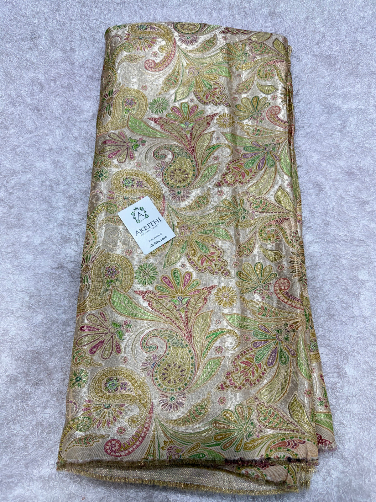 Pure Satin jacquard fabric