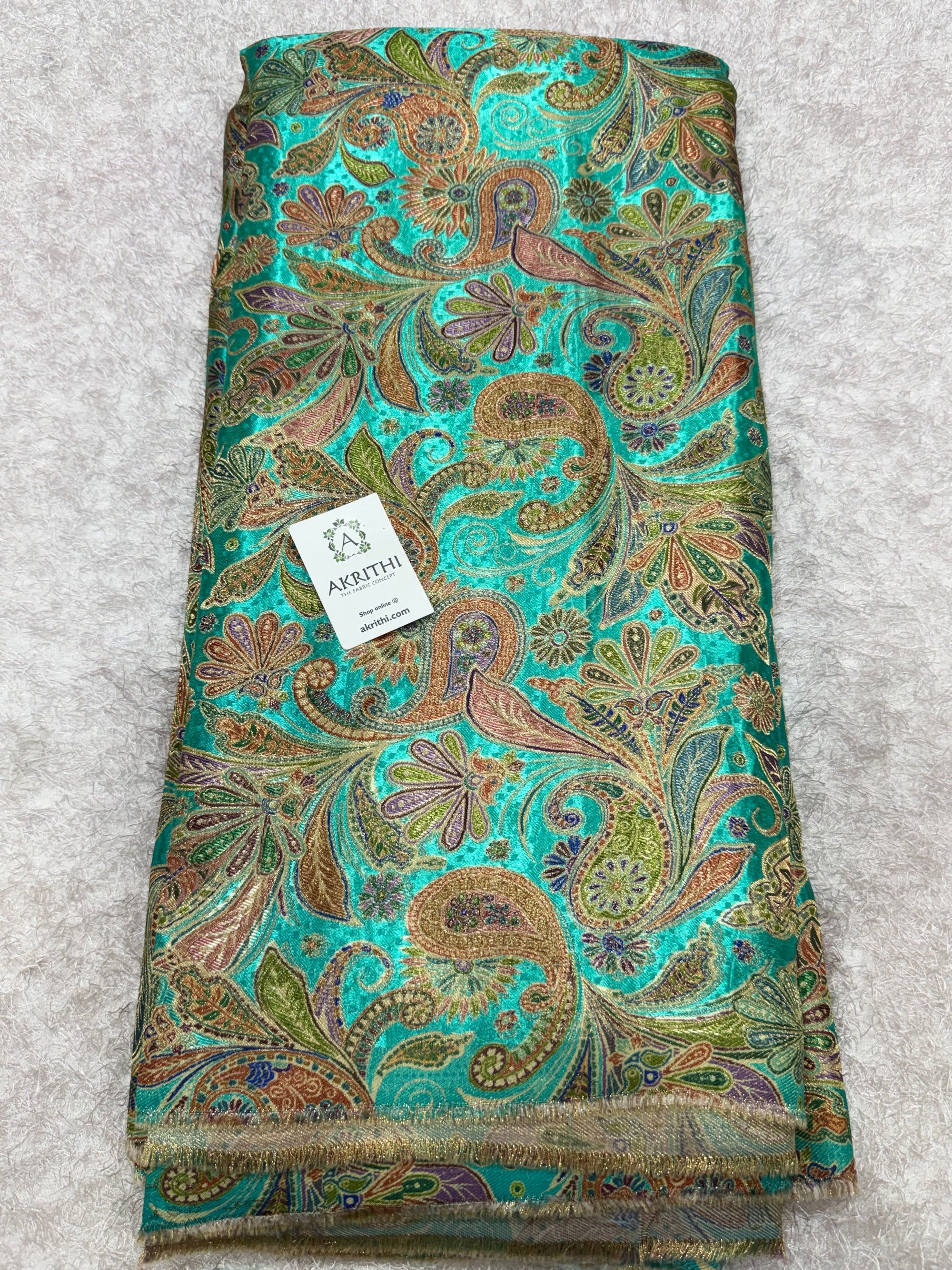 Pure Satin jacquard fabric