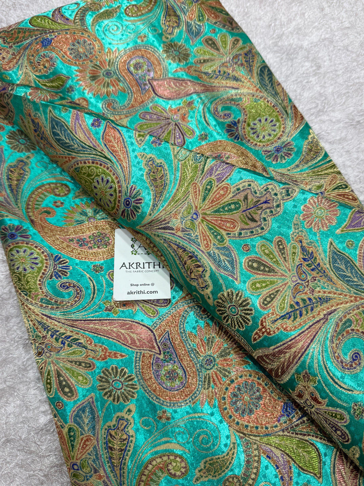 Pure Satin jacquard fabric