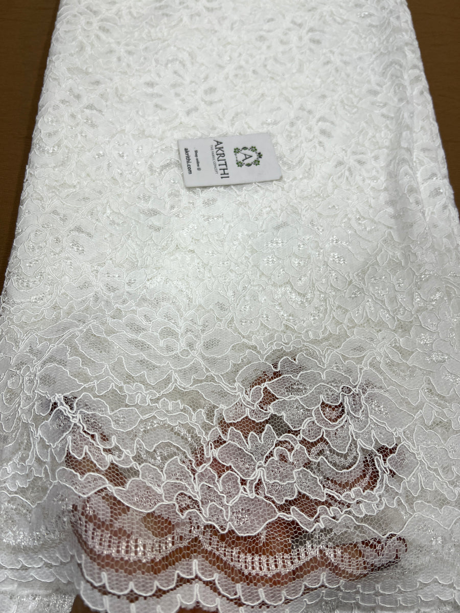 Dyeable imported lace fabric