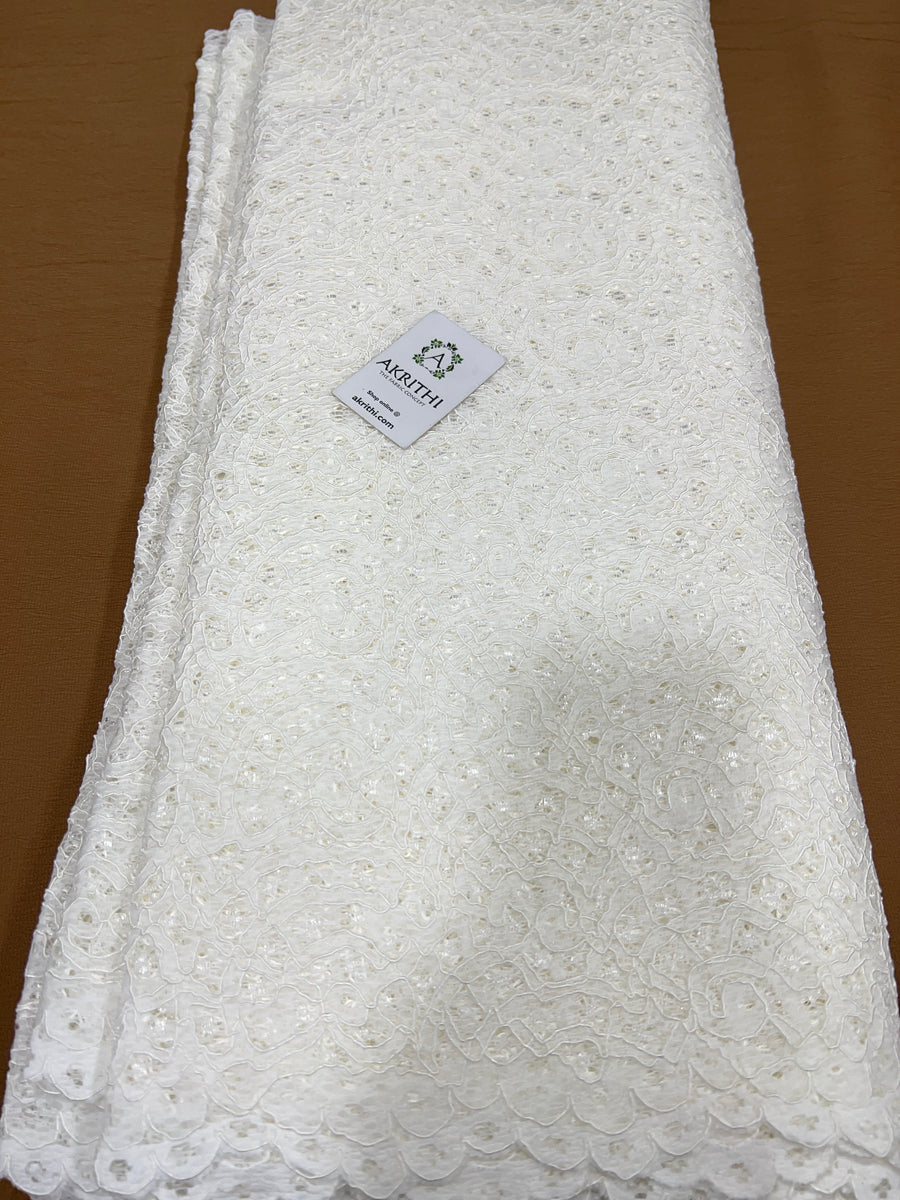 Dyeable imported lace fabric