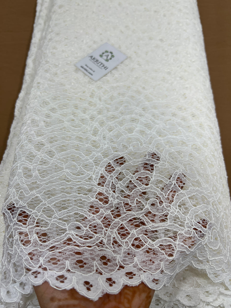 Dyeable imported lace fabric