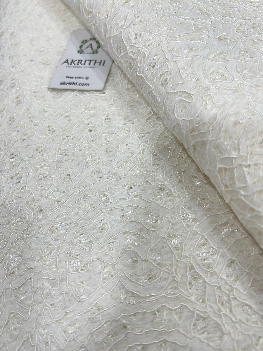 Dyeable imported lace fabric