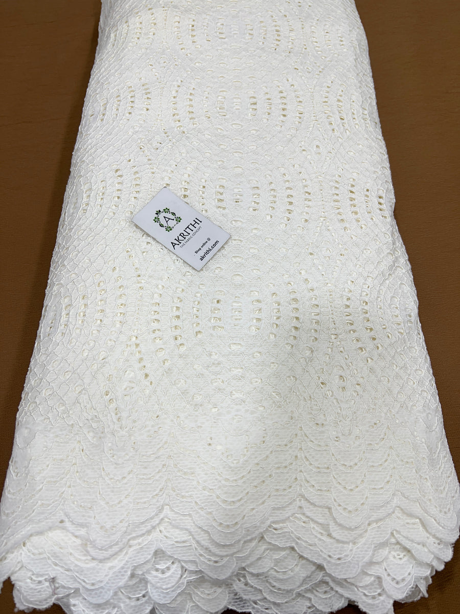 Dyeable imported lace fabric