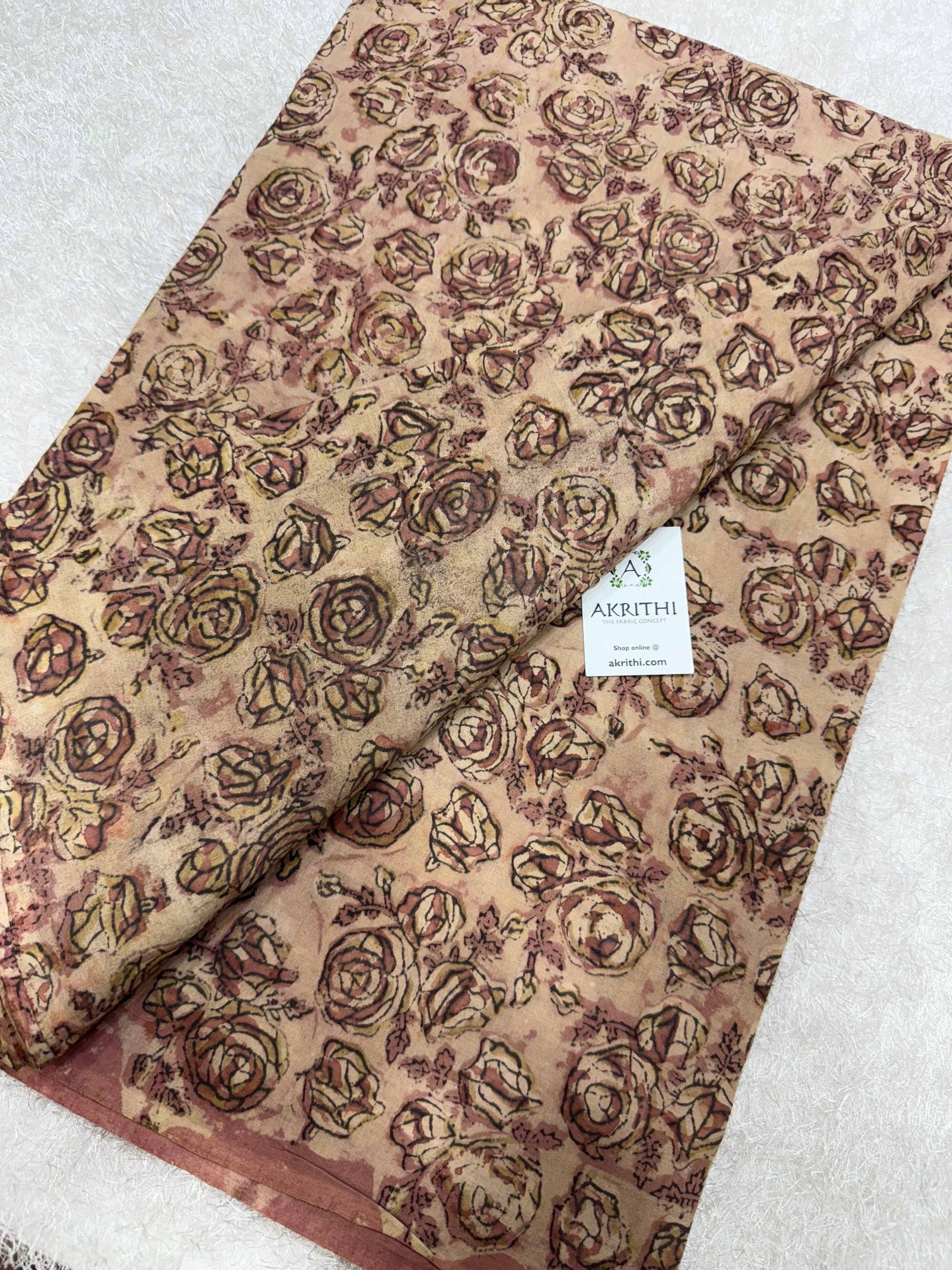 Ajrakh dabu Hand block cotton fabric