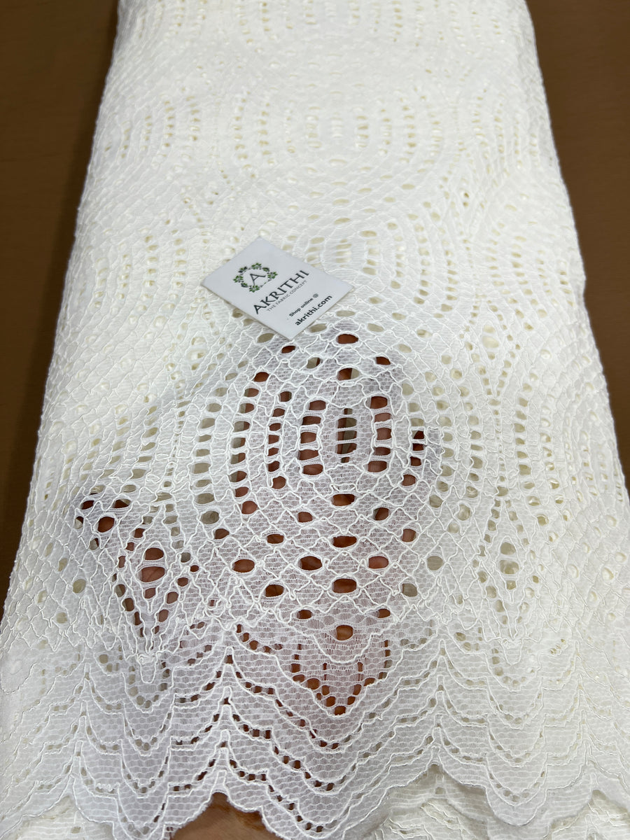 Dyeable imported lace fabric