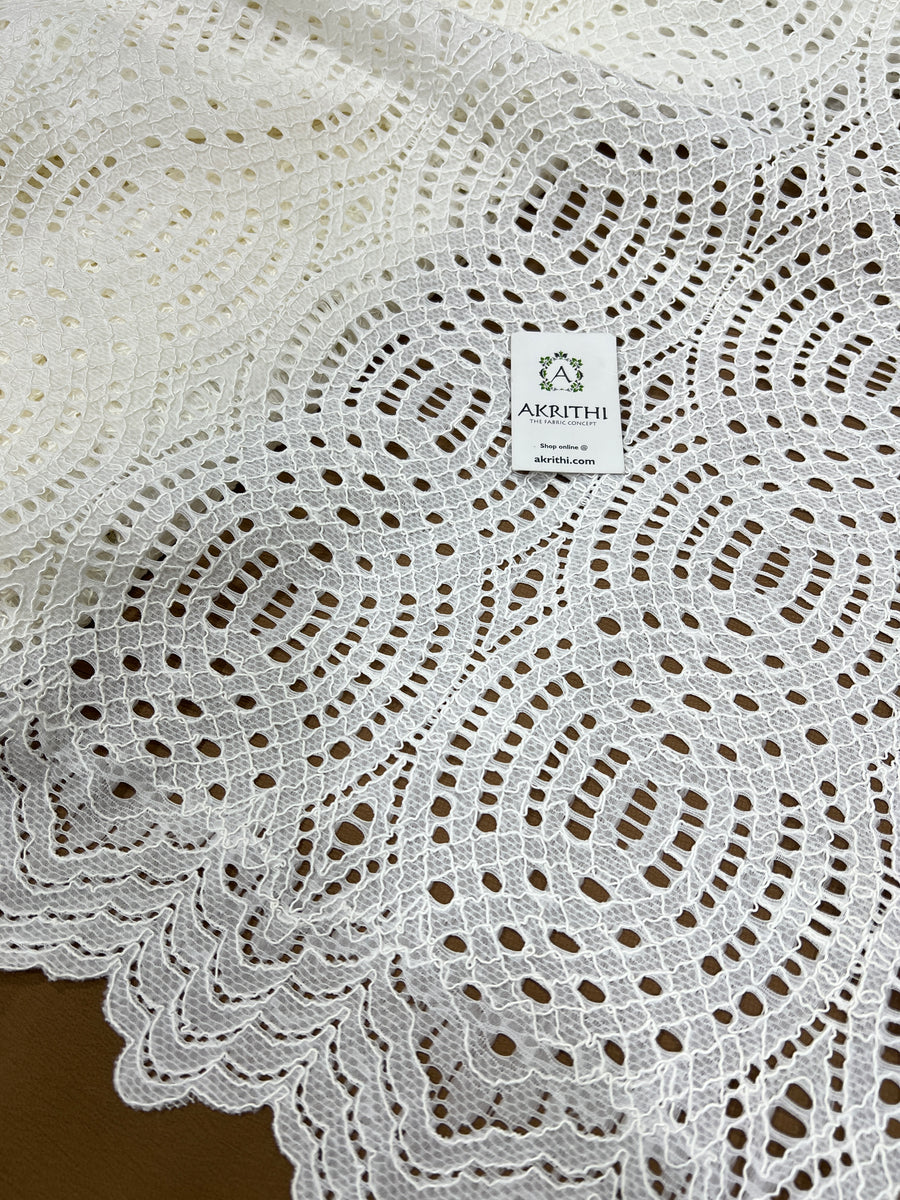 Dyeable imported lace fabric