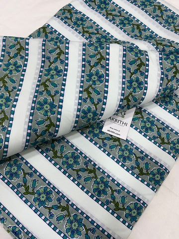 Printed pure cotton fabric