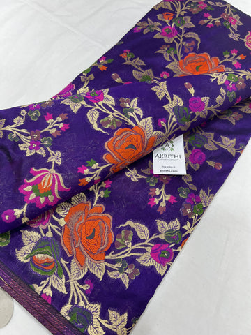 Pure Banarasi brocade fabric