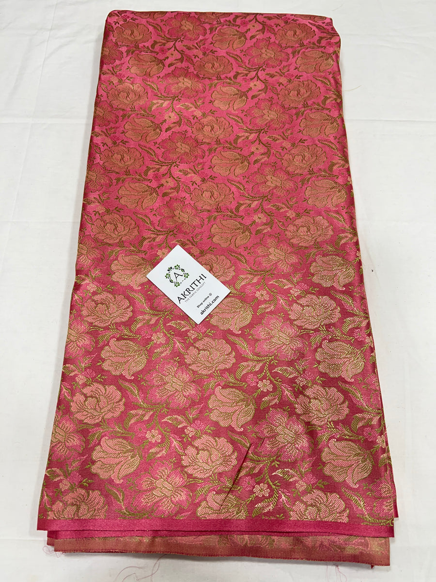 Pure Banarasi brocade fabric