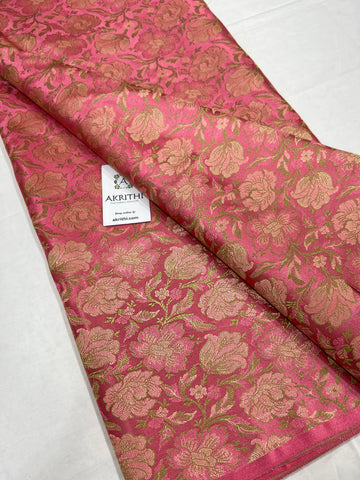 Pure Banarasi brocade fabric