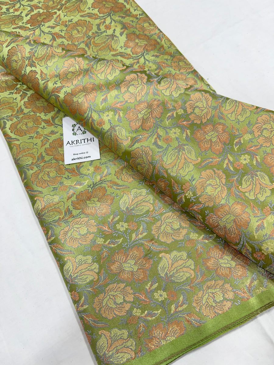 Pure Banarasi brocade fabric