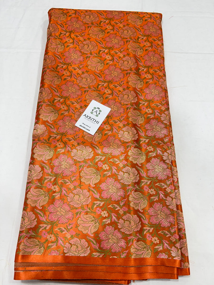 Pure Banarasi brocade fabric