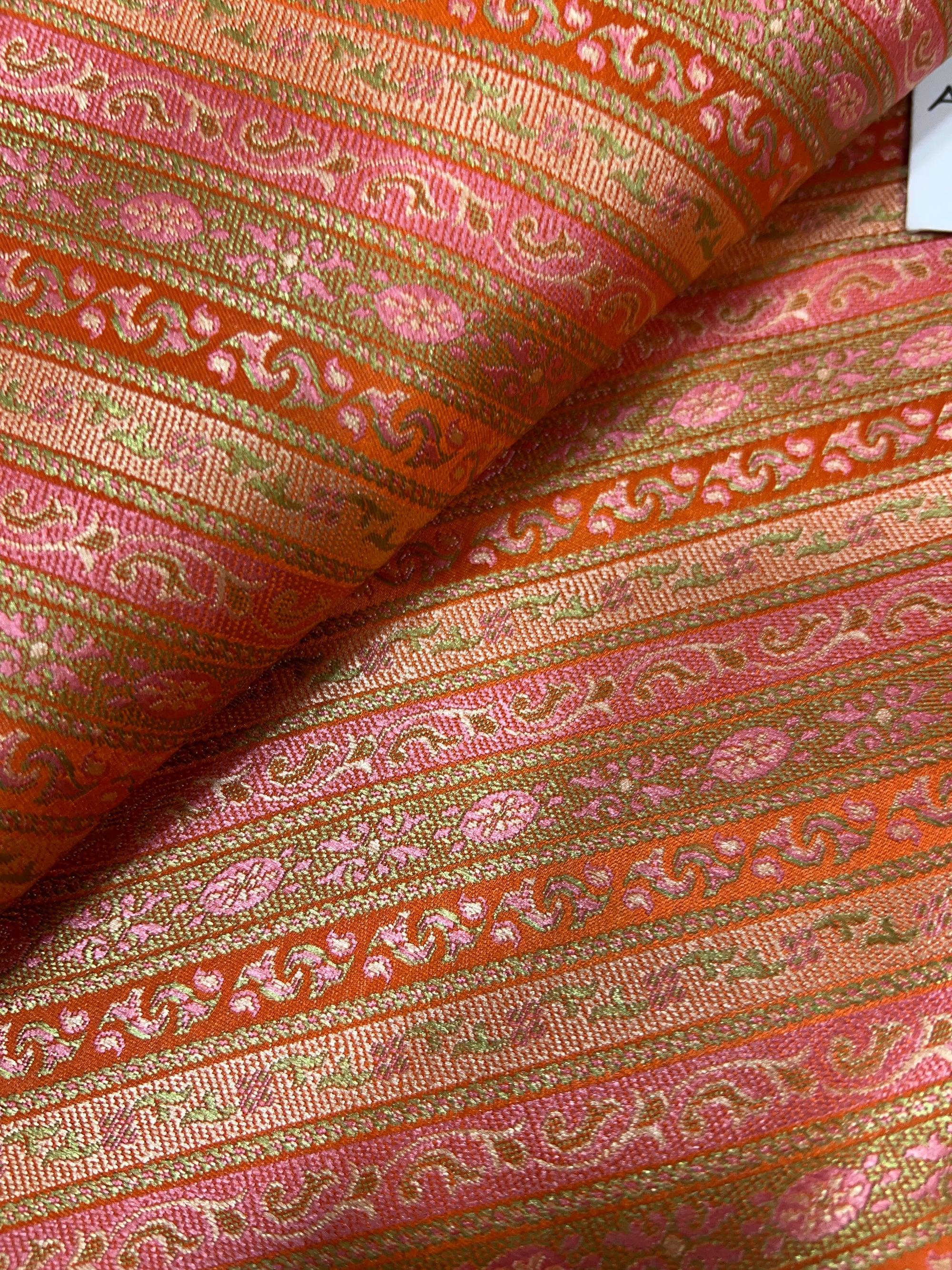 Pure Banarasi brocade fabric 70 cms cut