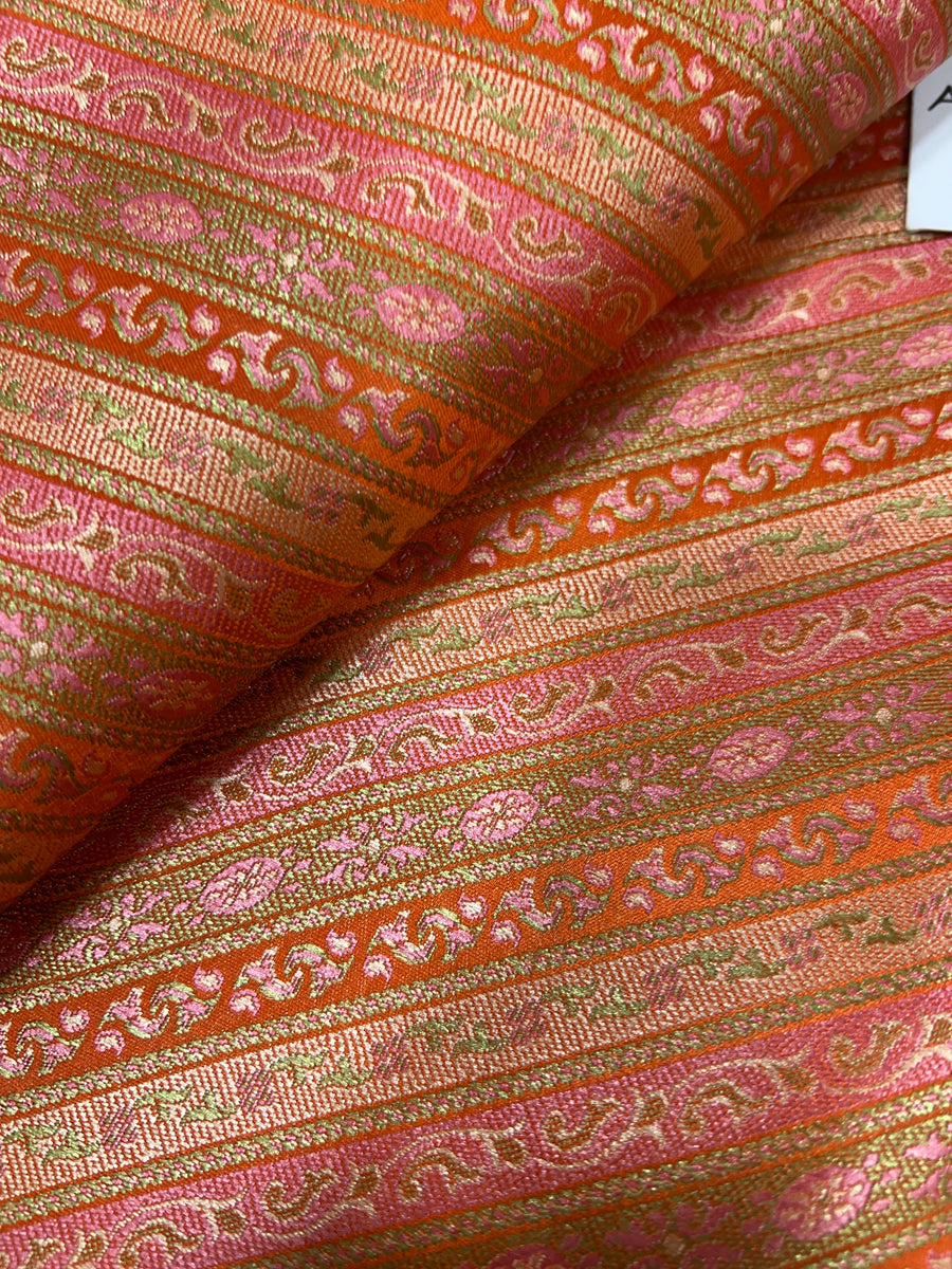 Pure Banarasi brocade fabric