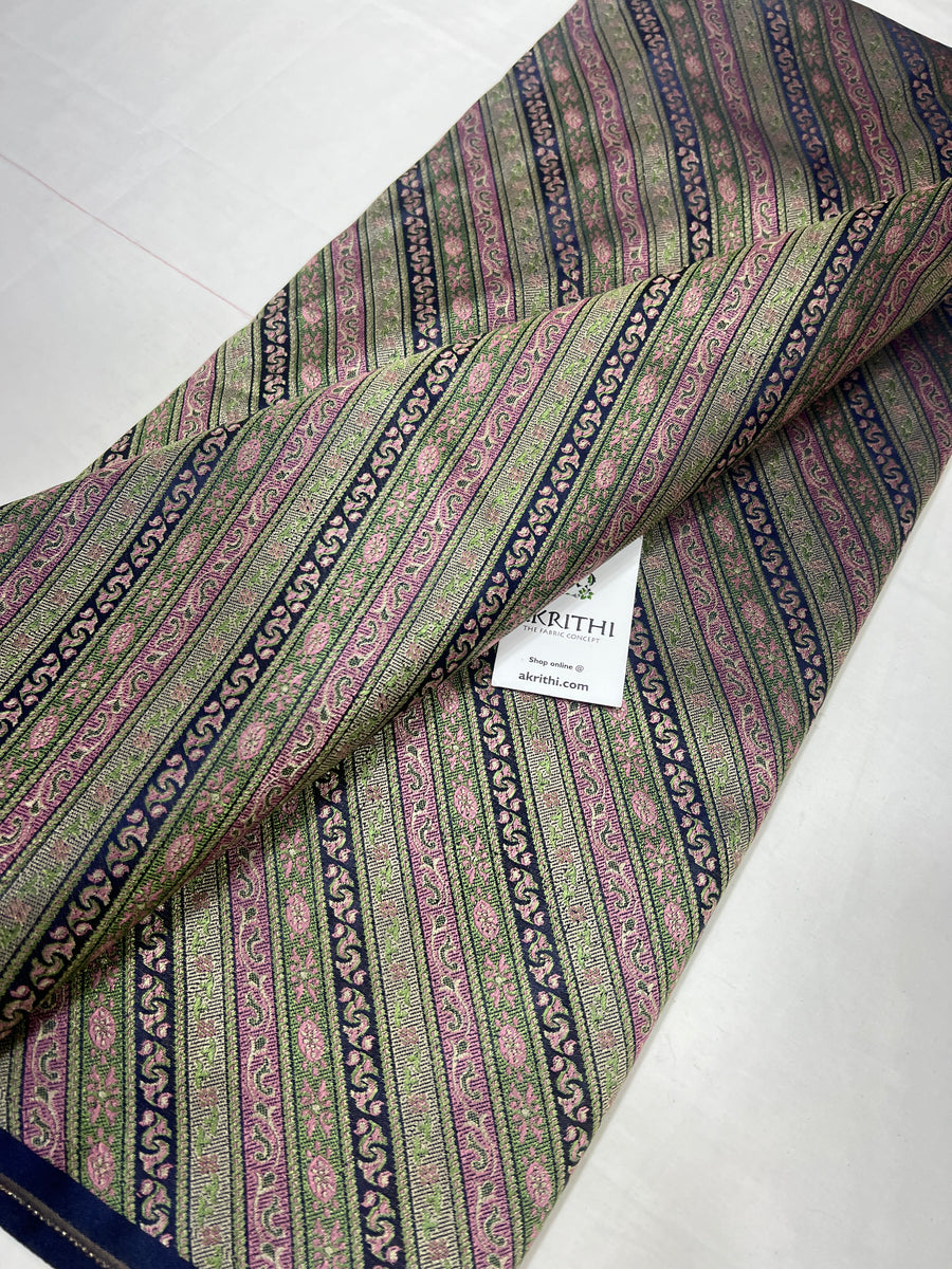 Pure Banarasi brocade fabric