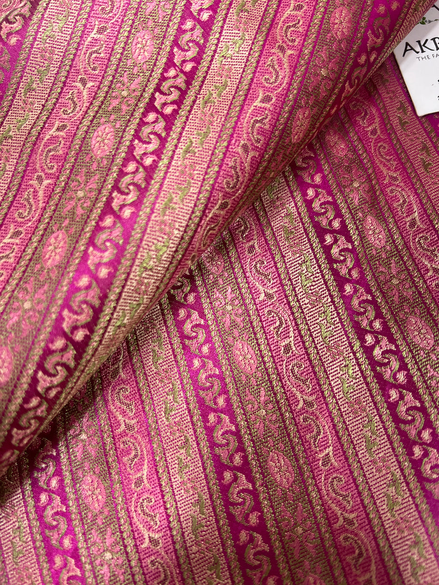 Pure Banarasi brocade fabric