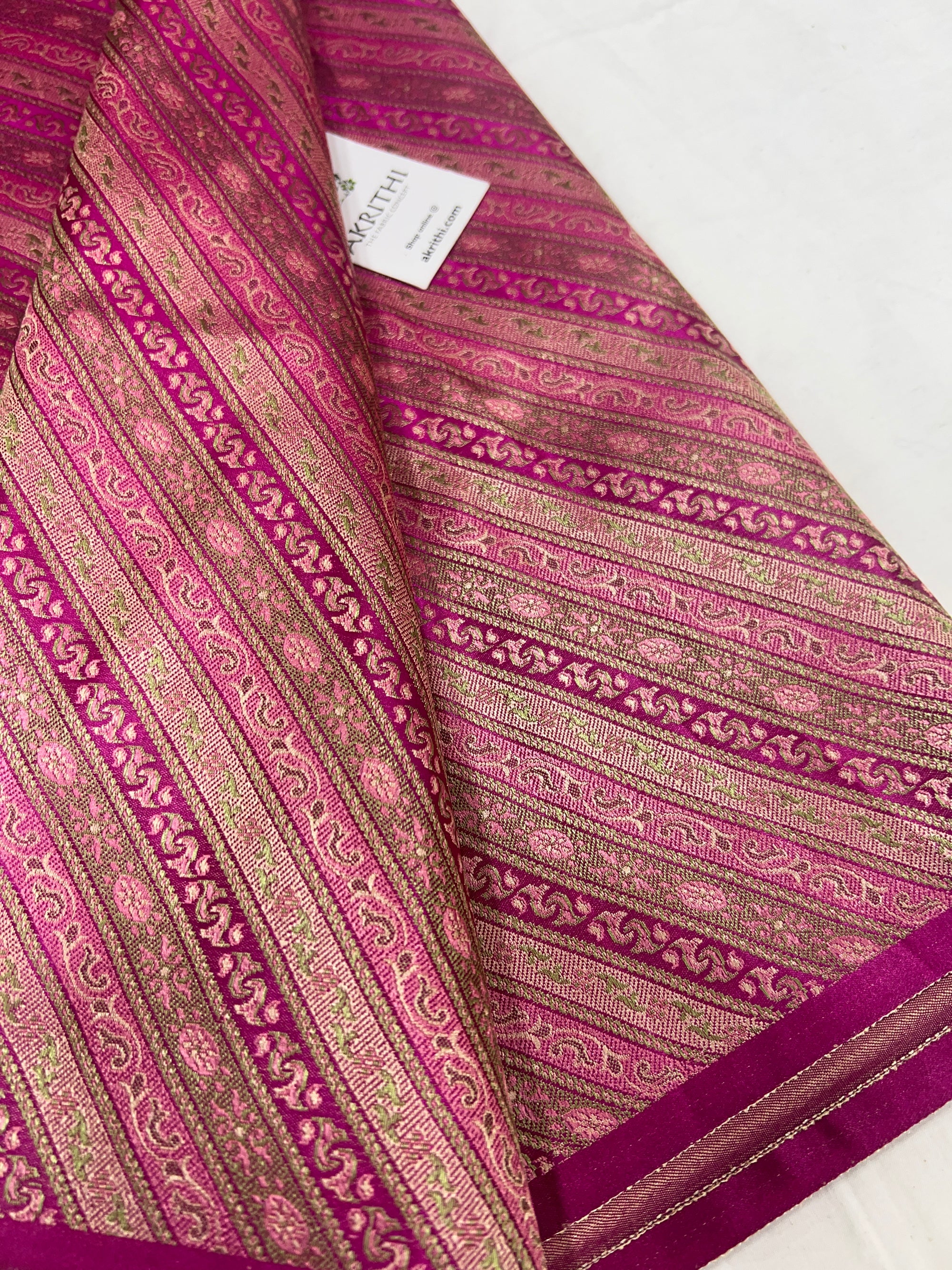 Pure Banarasi brocade fabric