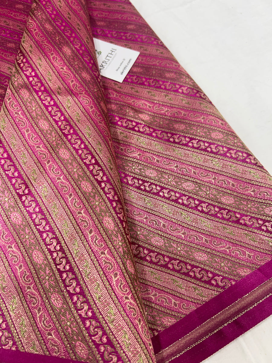 Pure Banarasi brocade fabric