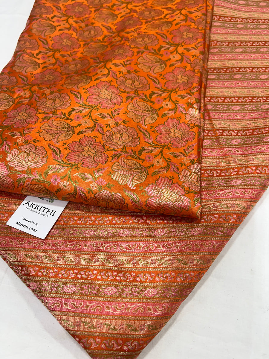 Banarasi salwar suit with chinon dupatta