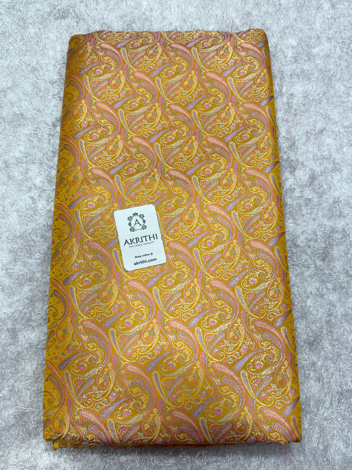 Pure Banarasi brocade fabric