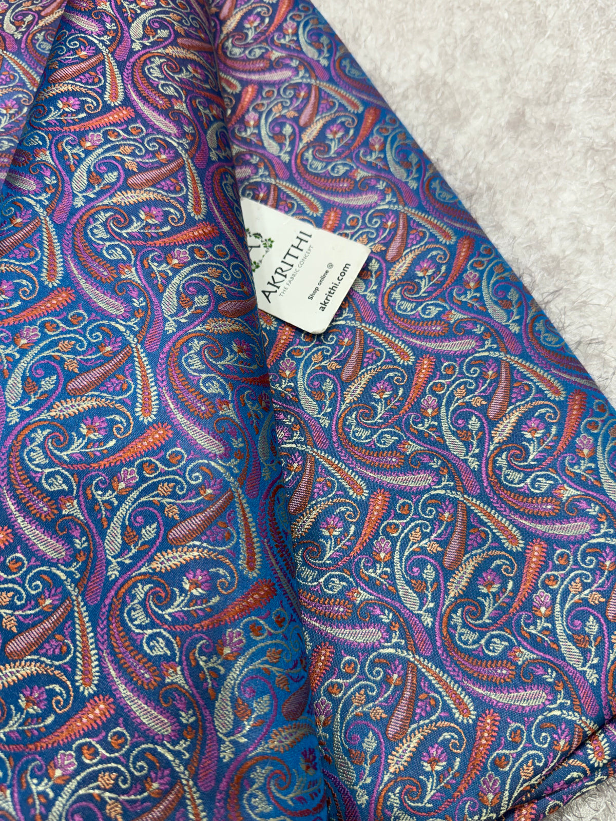 Pure Banarasi brocade fabric