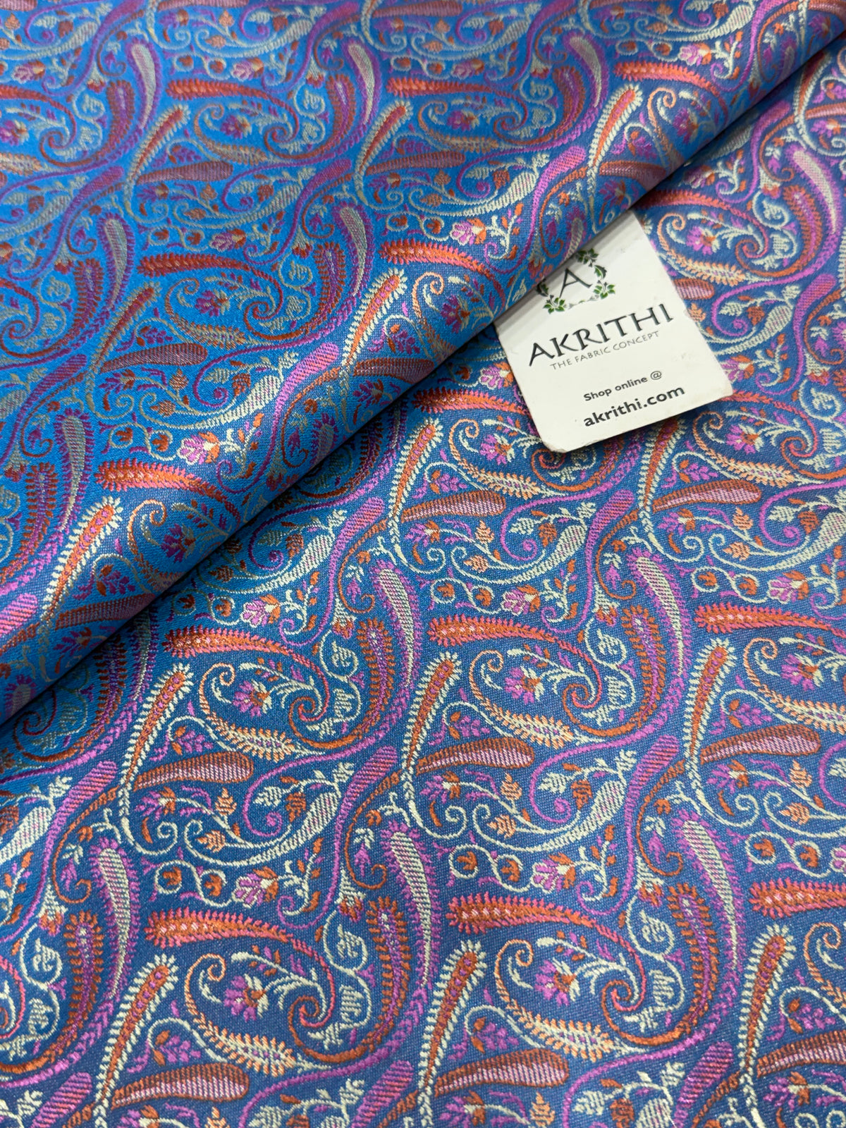 Pure Banarasi brocade fabric