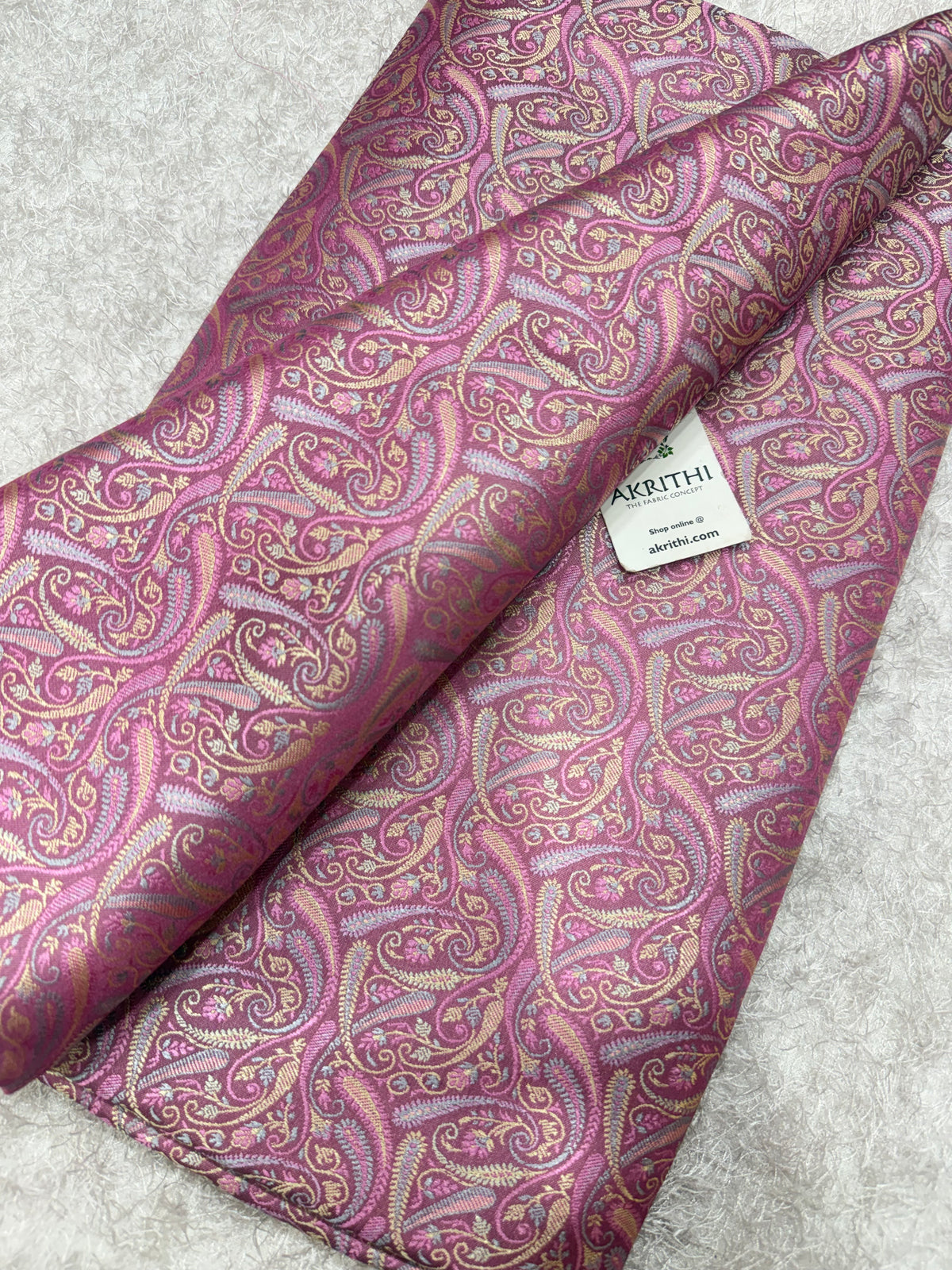Pure Banarasi brocade fabric