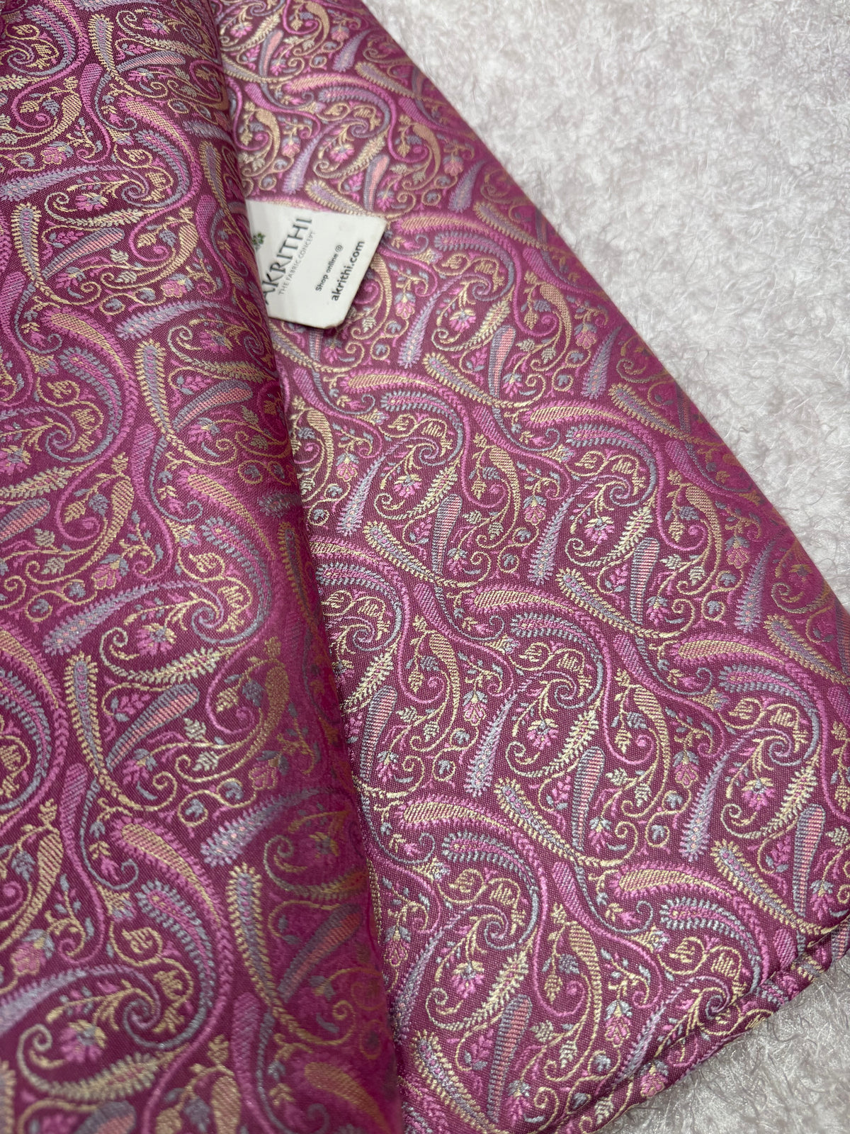 Pure Banarasi brocade fabric