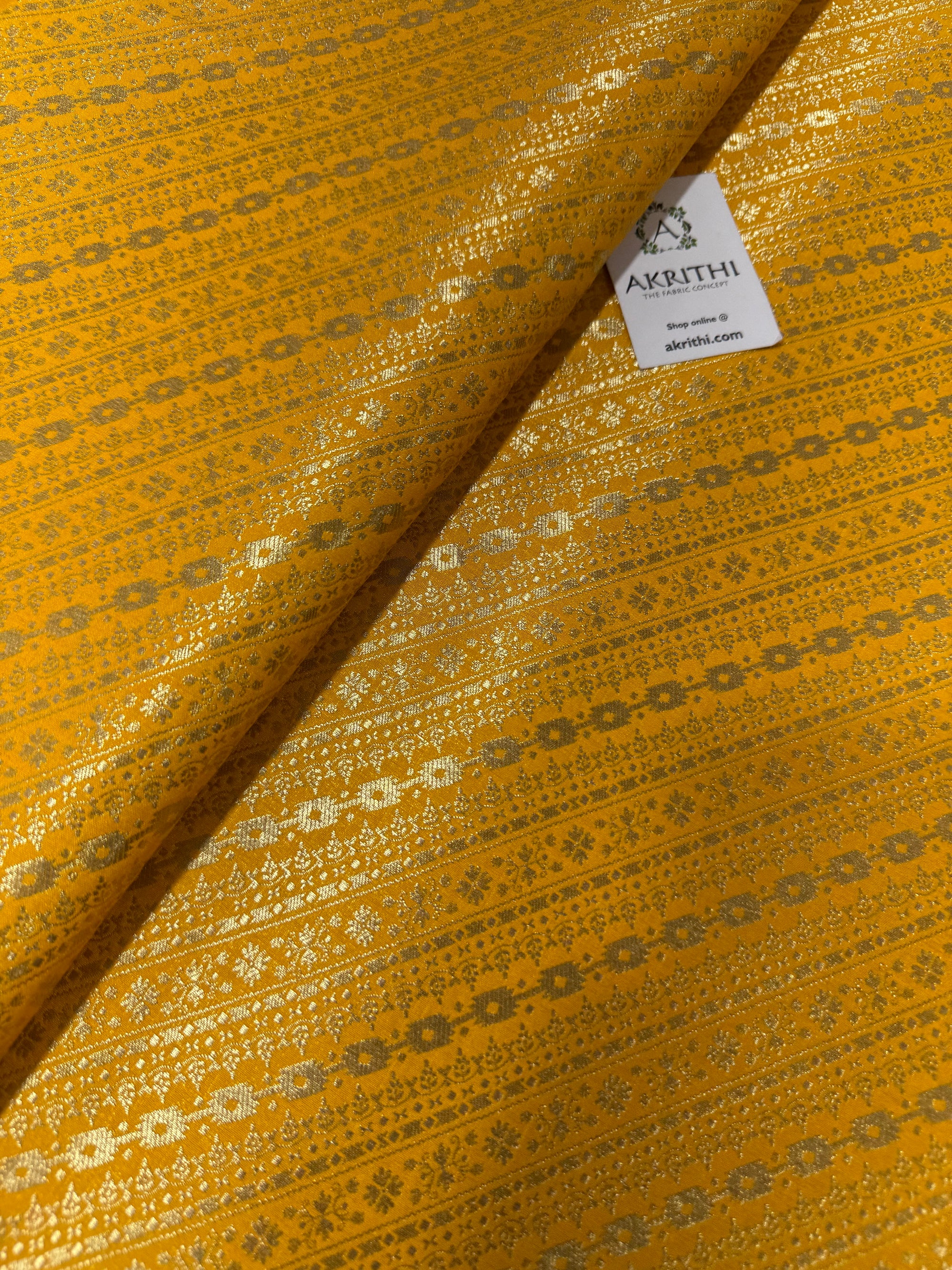 Pure Banarasi brocade fabric