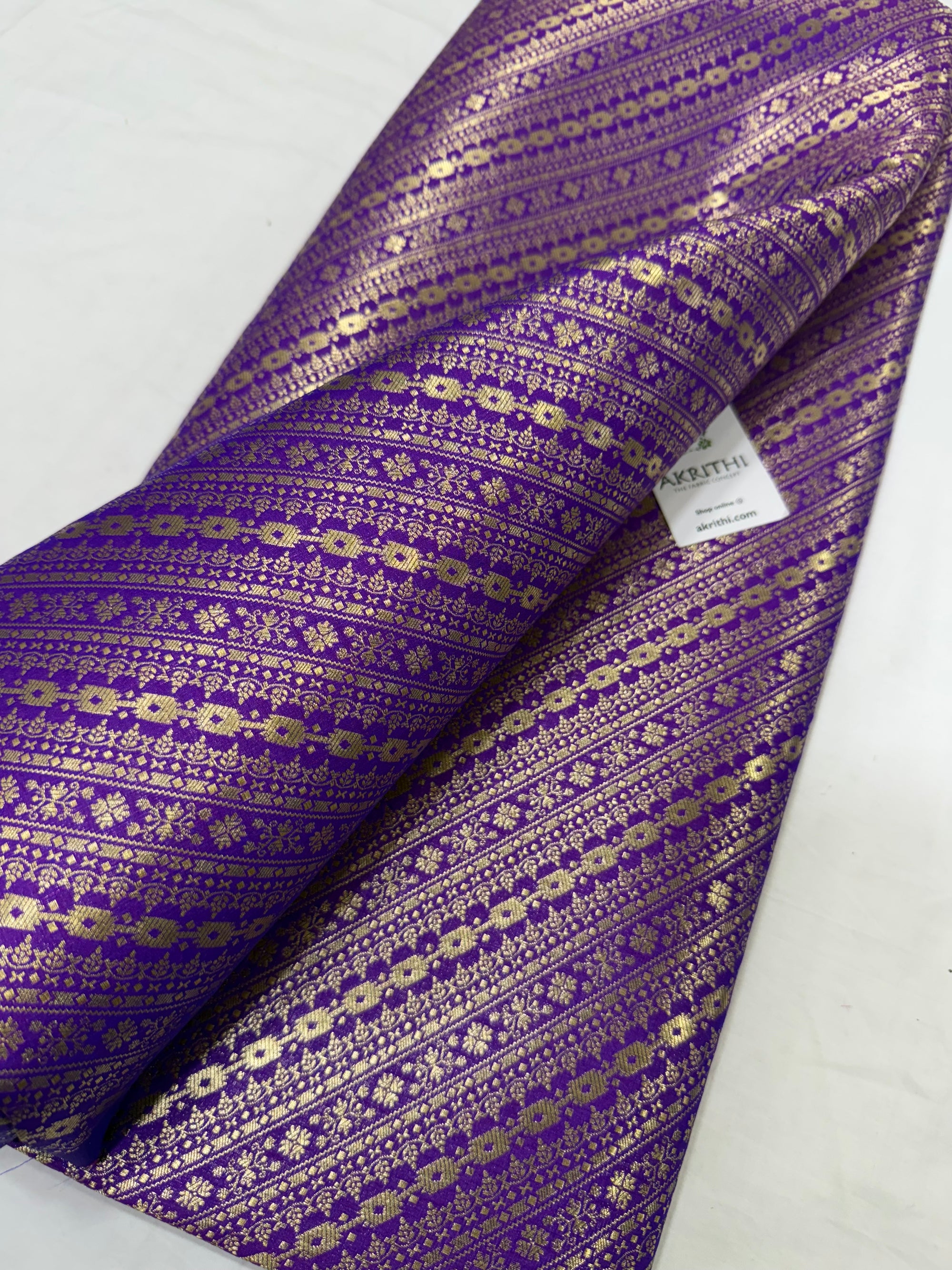 Pure Banarasi brocade fabric