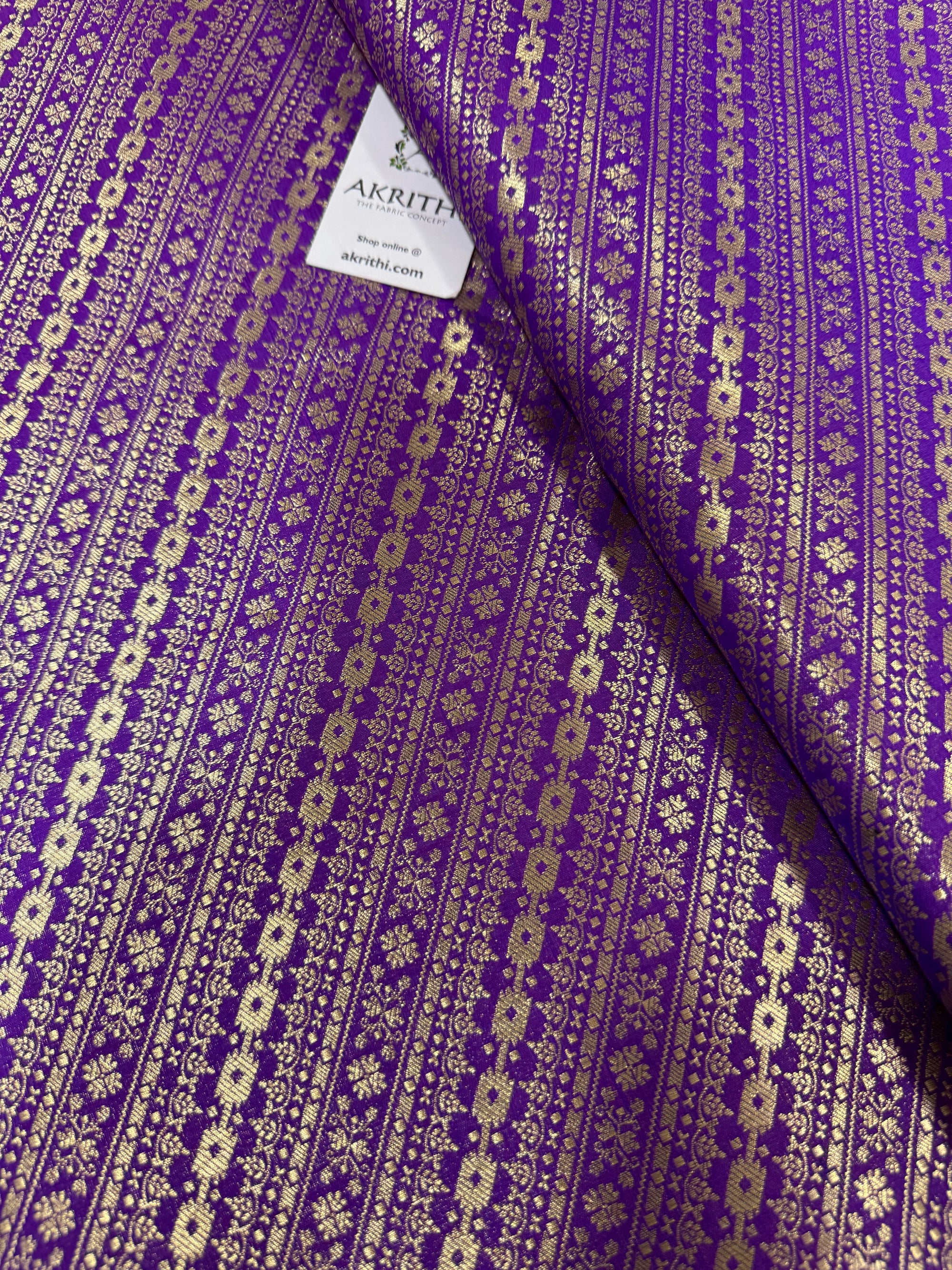 Pure Banarasi brocade fabric