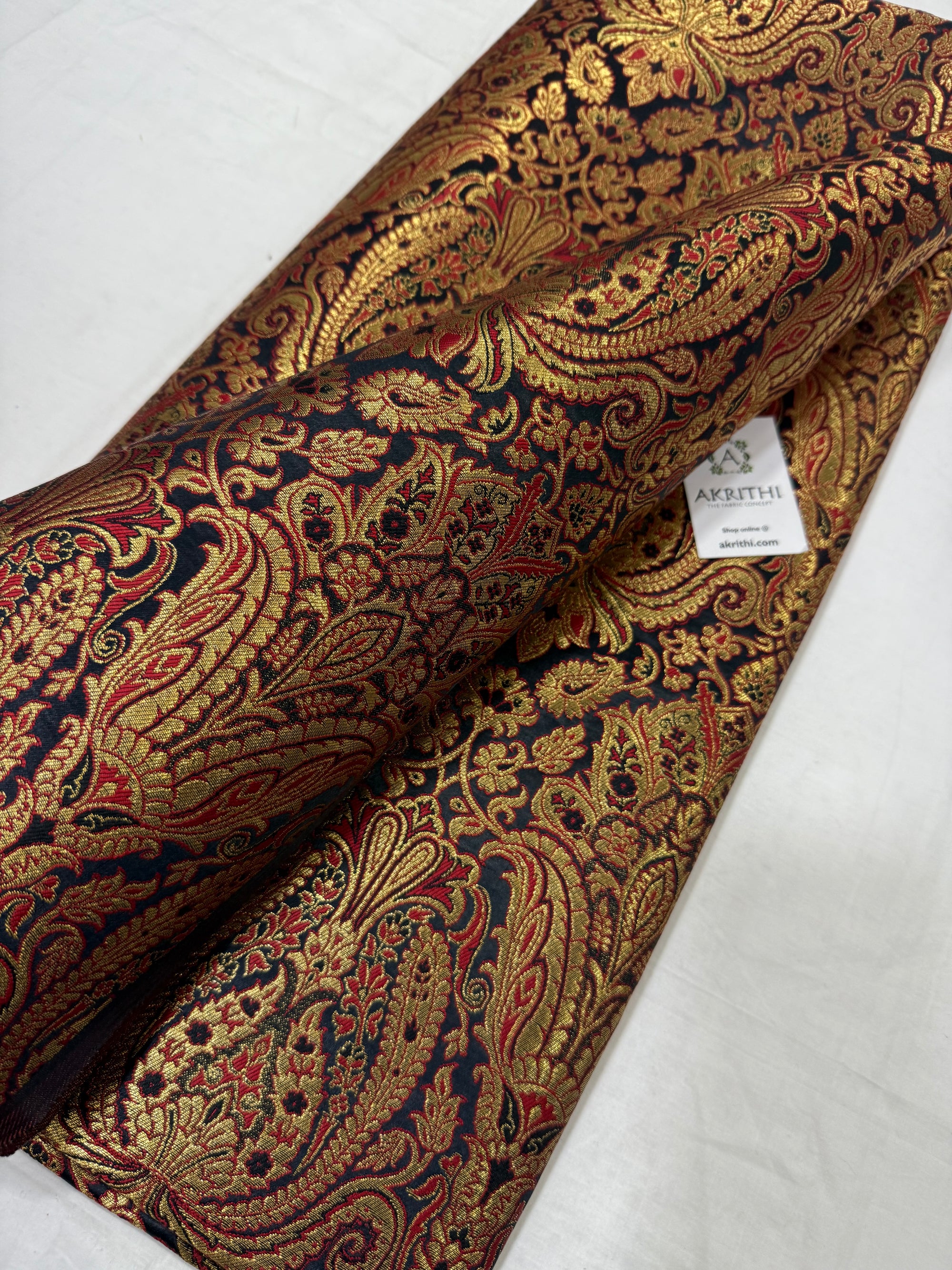 Pure Banarasi brocade fabric