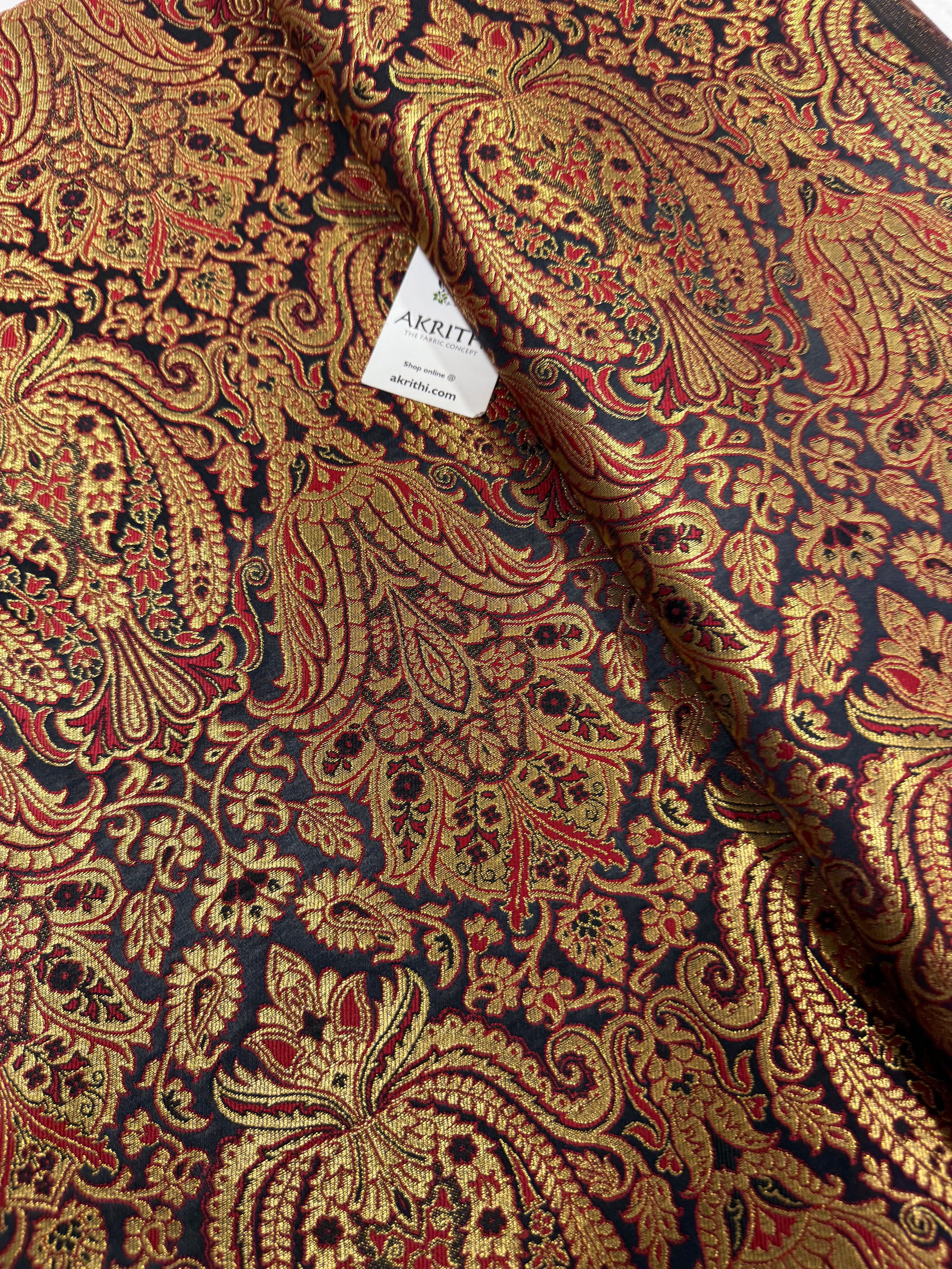 Pure Banarasi brocade fabric