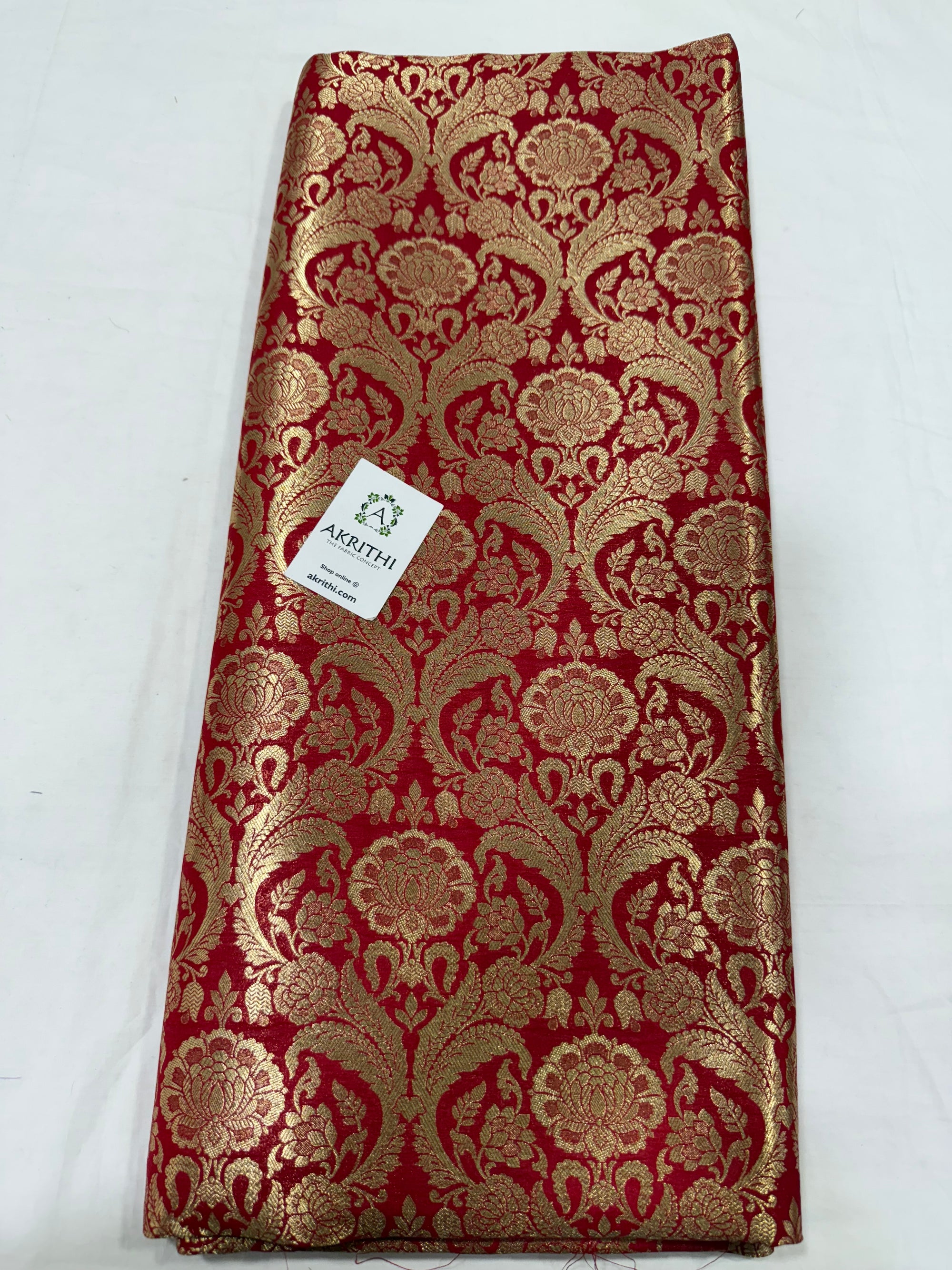 Pure Banarasi brocade fabric