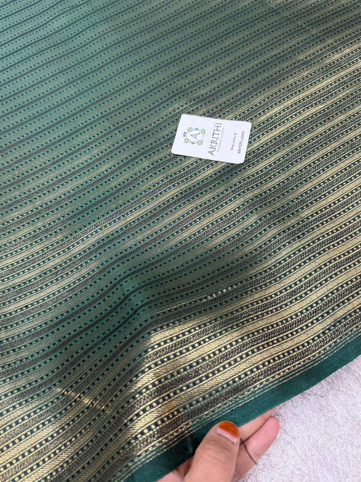 Pure Banarasi brocade fabric