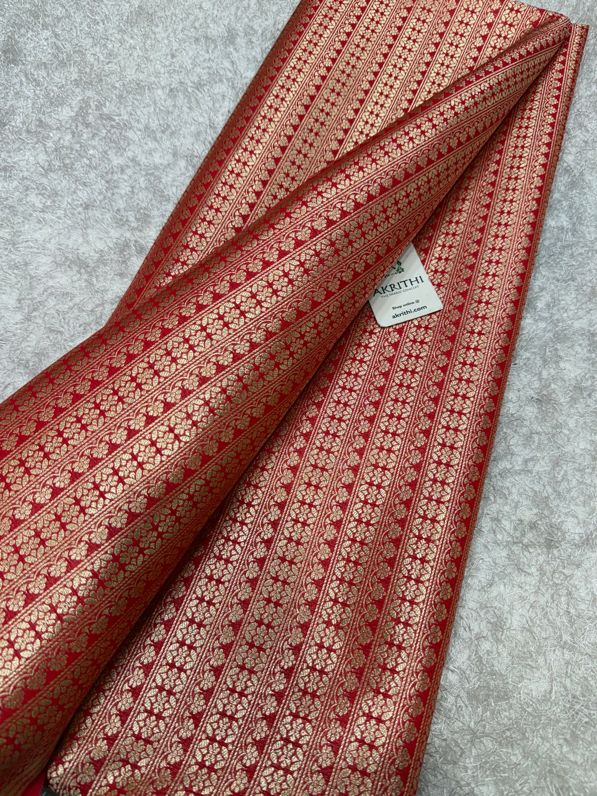 Pure Banarasi brocade fabric