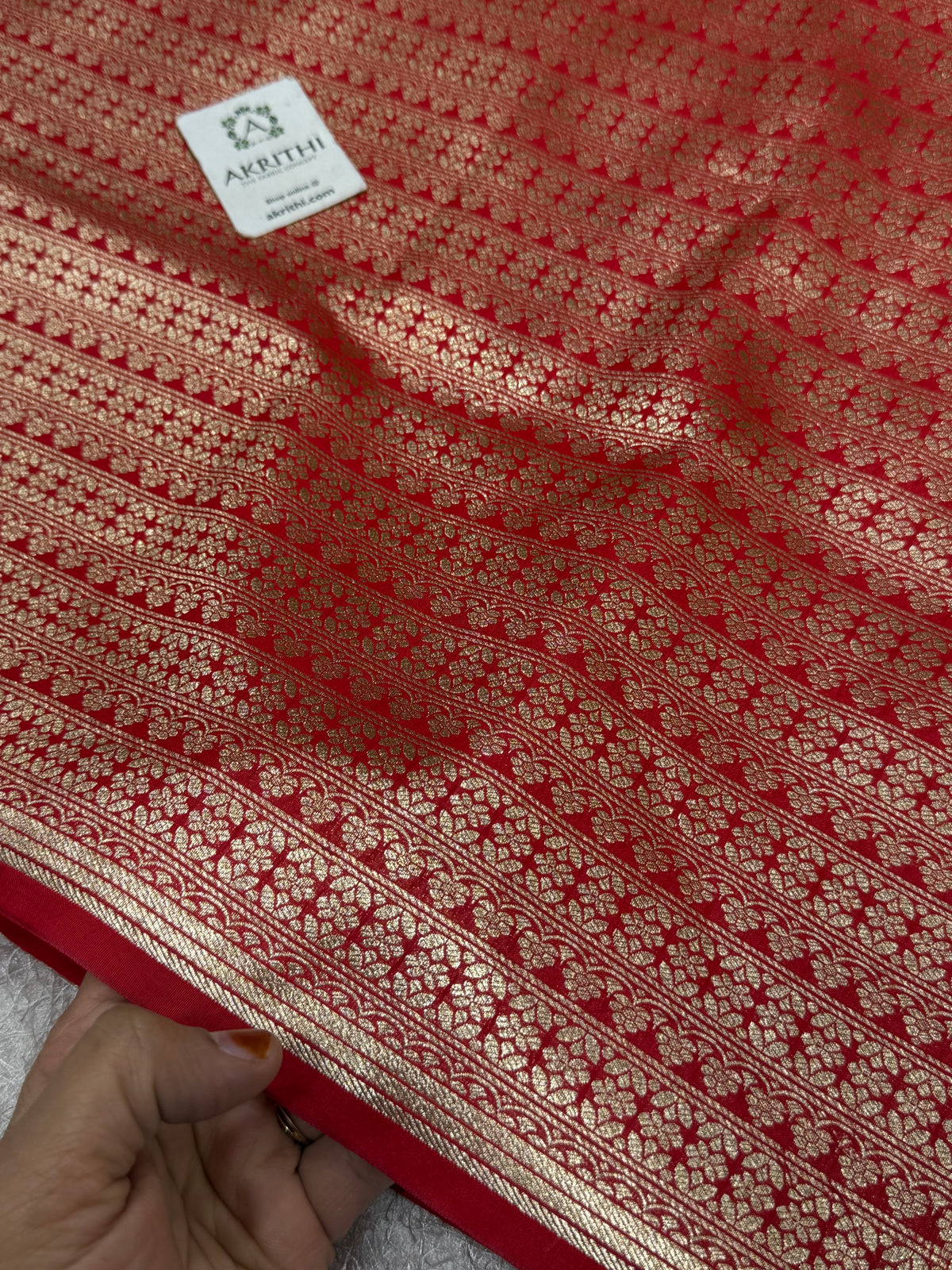 Pure Banarasi brocade fabric