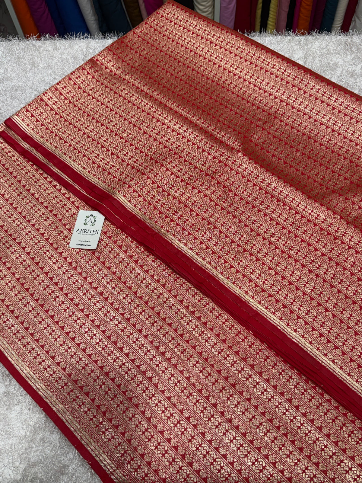 Pure Banarasi brocade fabric